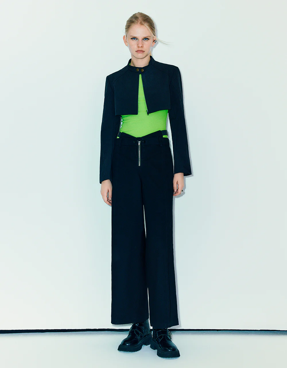 Crew Neck Skinny T-Shirt - Image 24