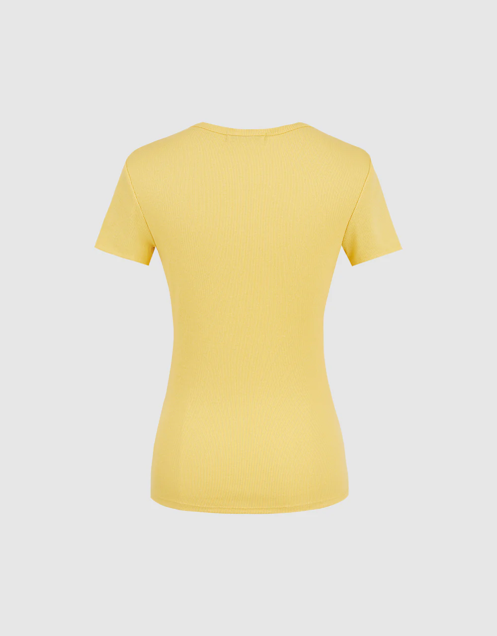Crew Neck Skinny T-Shirt - Image 29