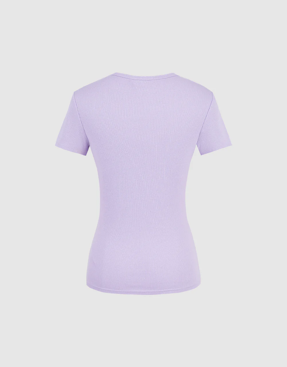 Crew Neck Skinny T-Shirt - Image 45