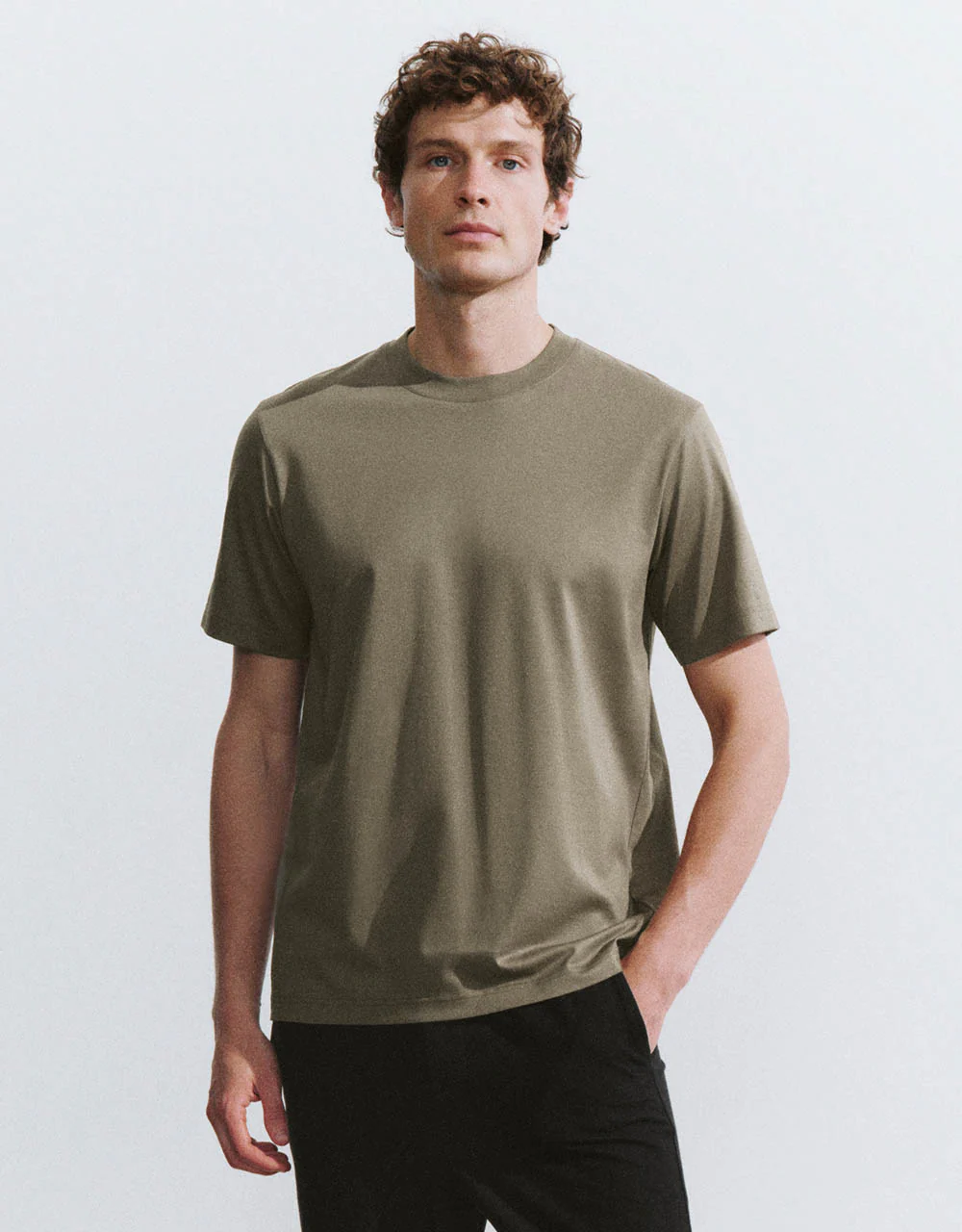 Crew Neck Straight T-Shirt - Image 17