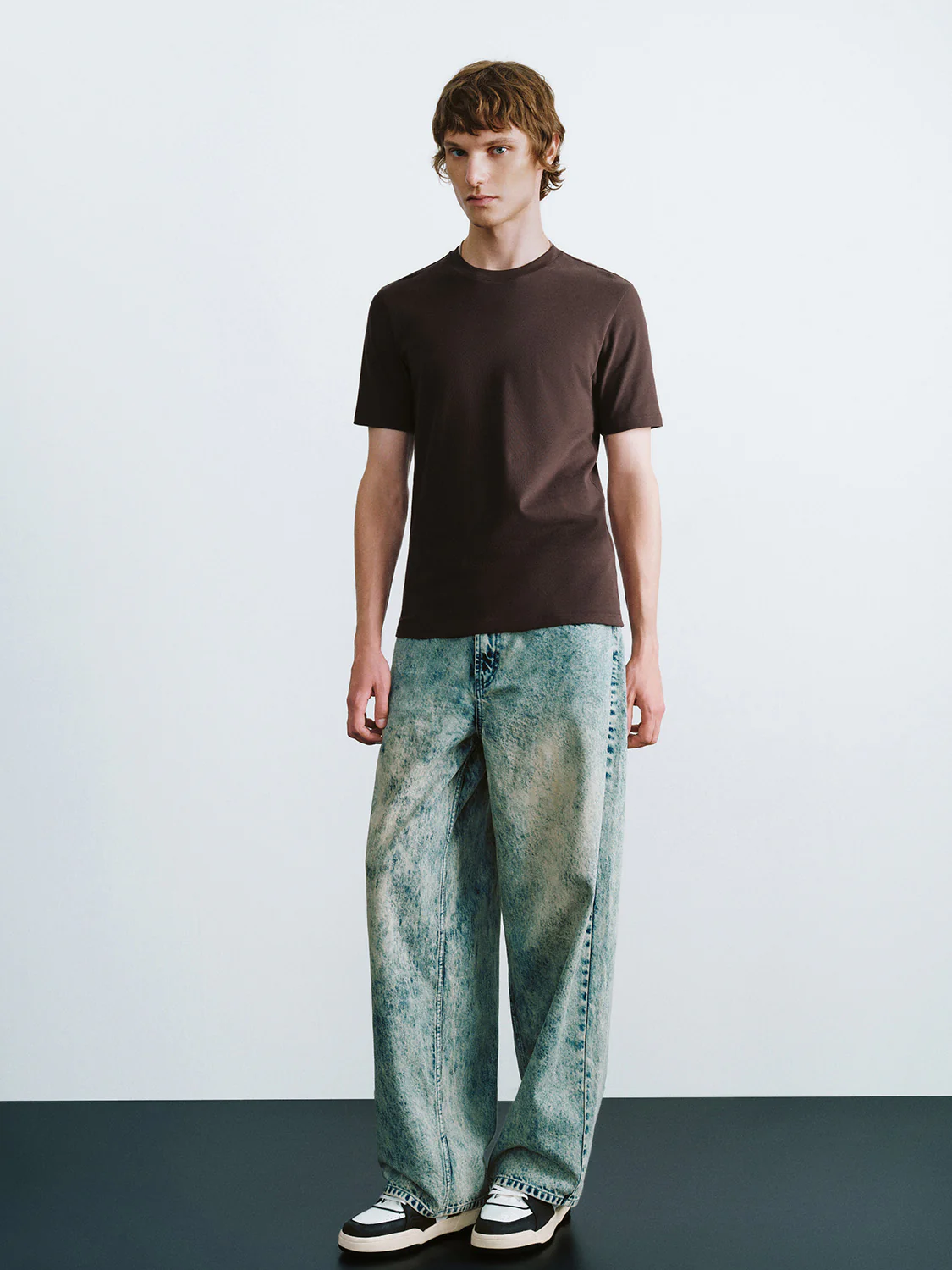 Crew Neck Straight T-Shirt - Image 16