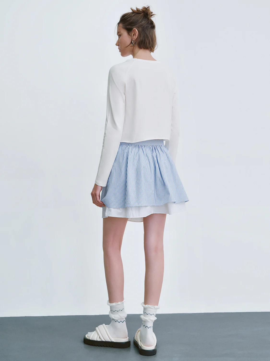 Crew Neck Straight T-Shirt - Image 27
