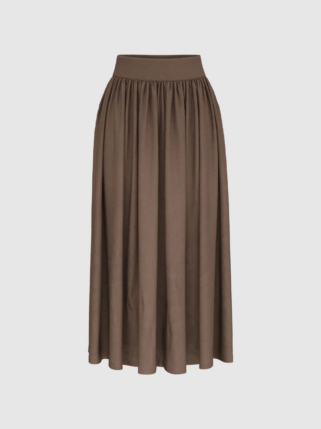 Crinkled A-Line Midi Skirts - Image 12