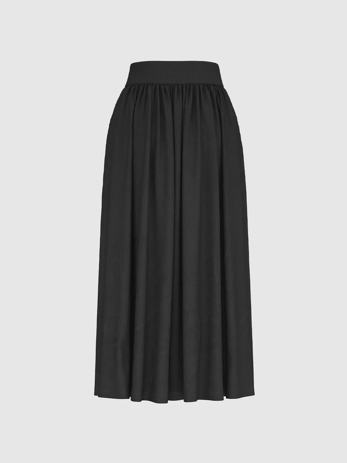 Crinkled A-Line Midi Skirts - Image 2