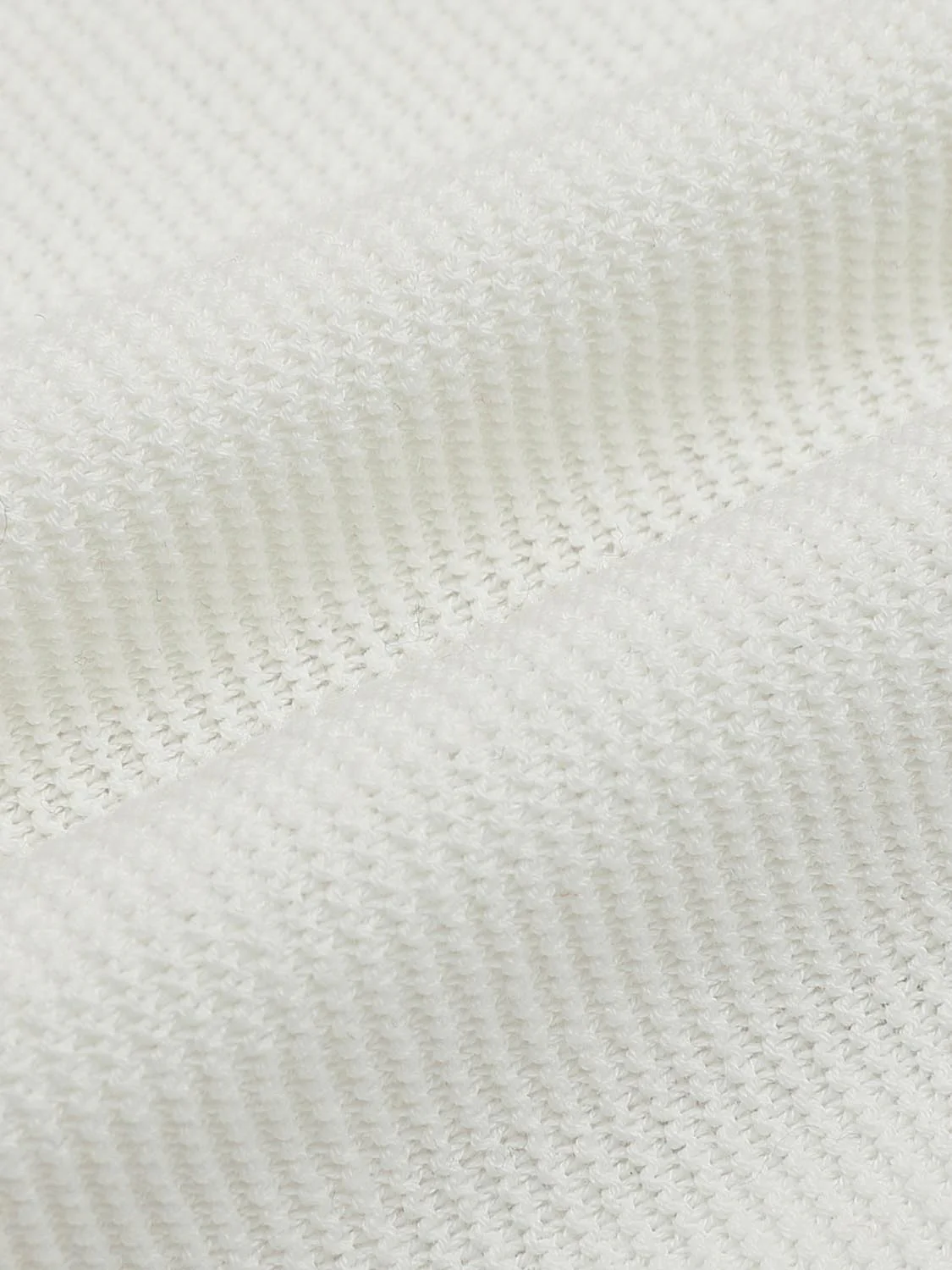 Crochet Trim Tie Front Long Sleeve Knitted T-Shirts - Image 3