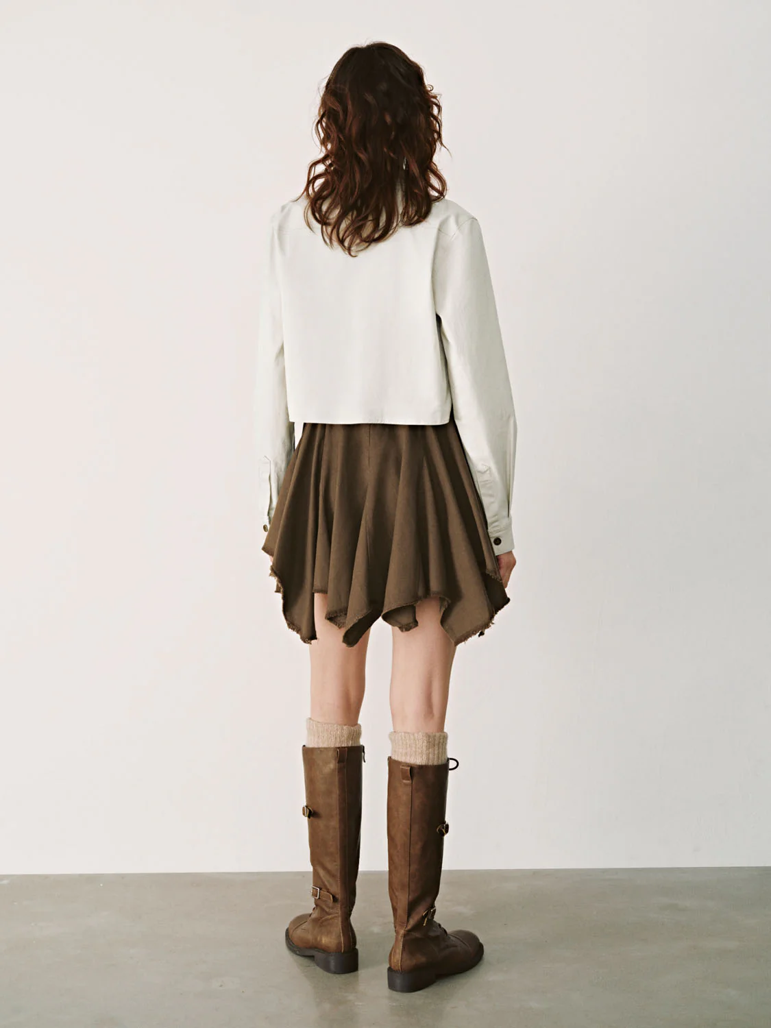 Cropped Long Sleeve Shirts - Image 14