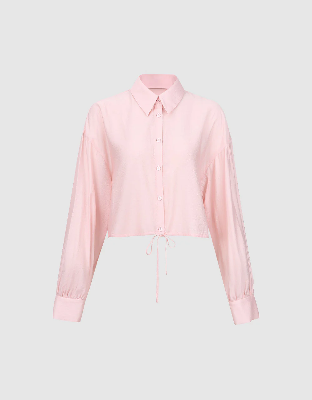 Cropped Loose Shirt - Image 10