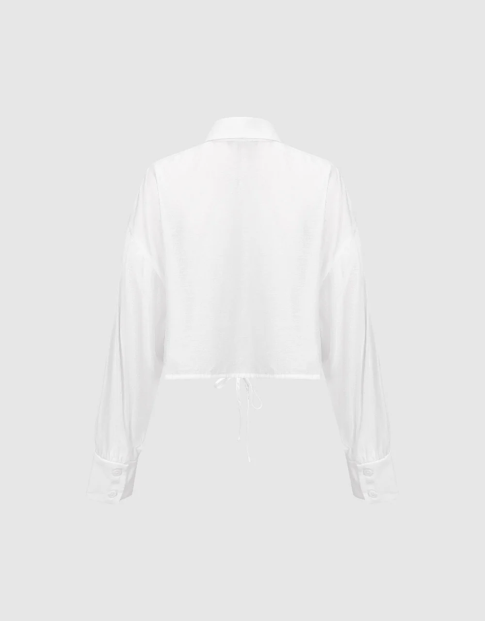 Cropped Loose Shirt - Image 5