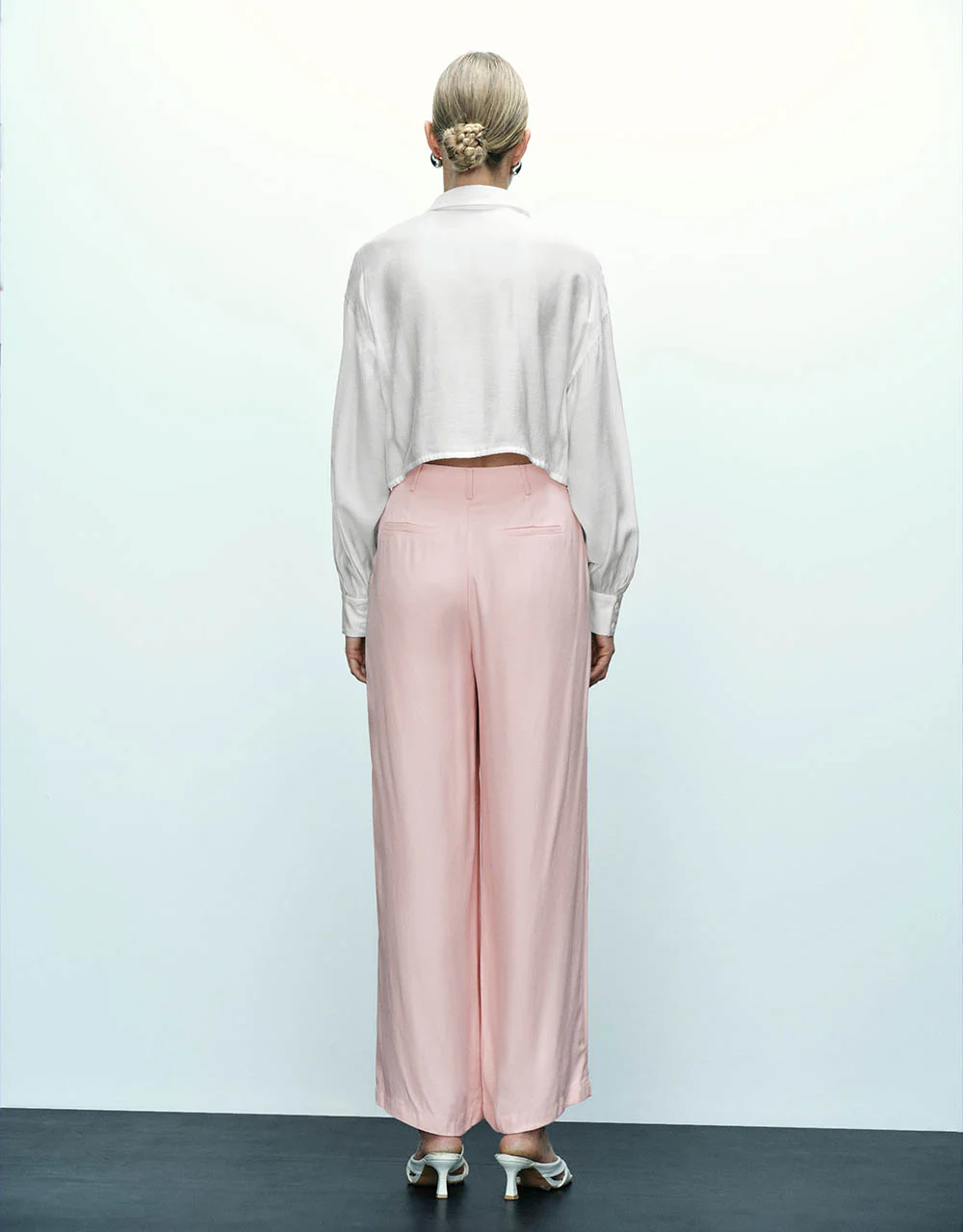 Cropped Loose Shirt - Image 6