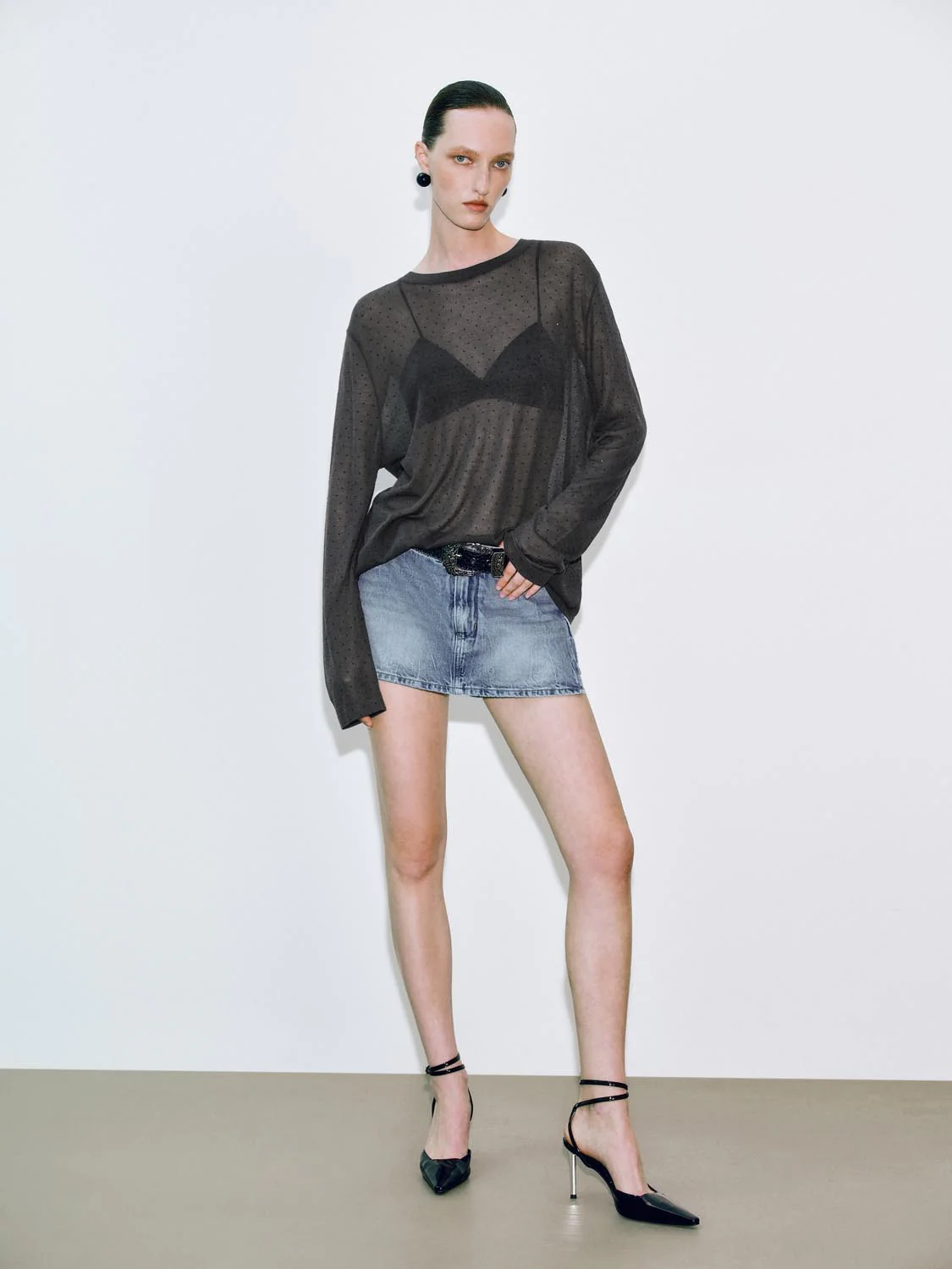 Denim Mini Skirts - Image 7