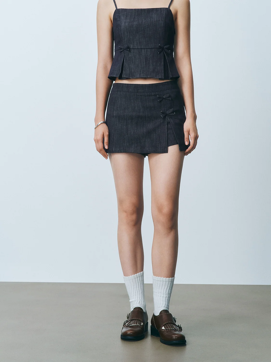 Denim Mini Skirts - Image 2
