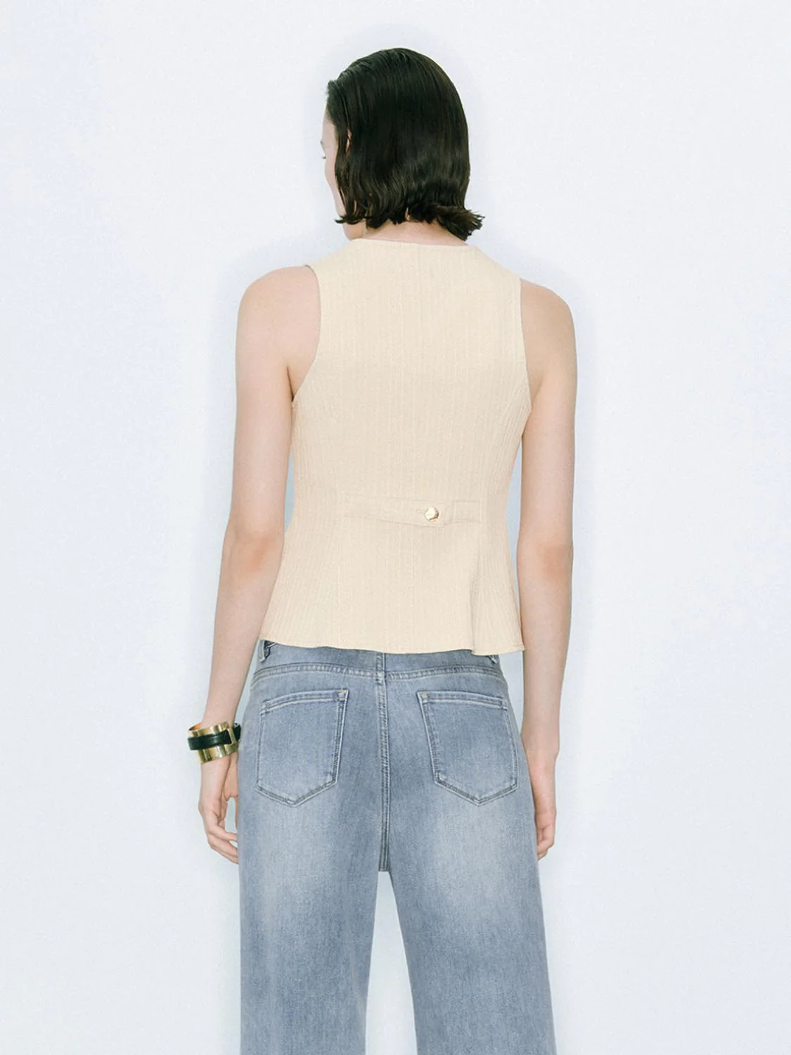 Denim Sleeveless Tops - Image 2