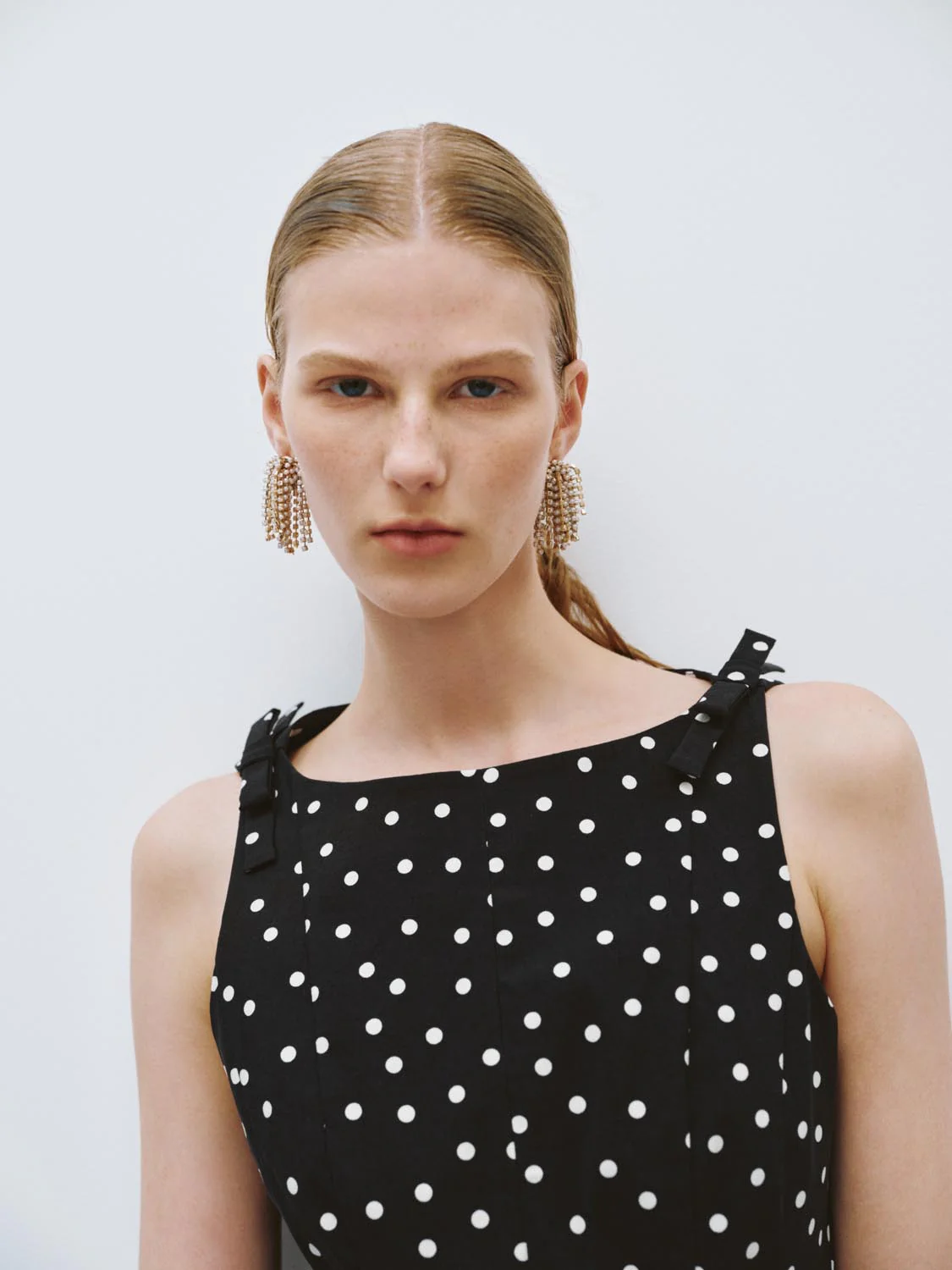 Dotted Flared Dresses - Image 3