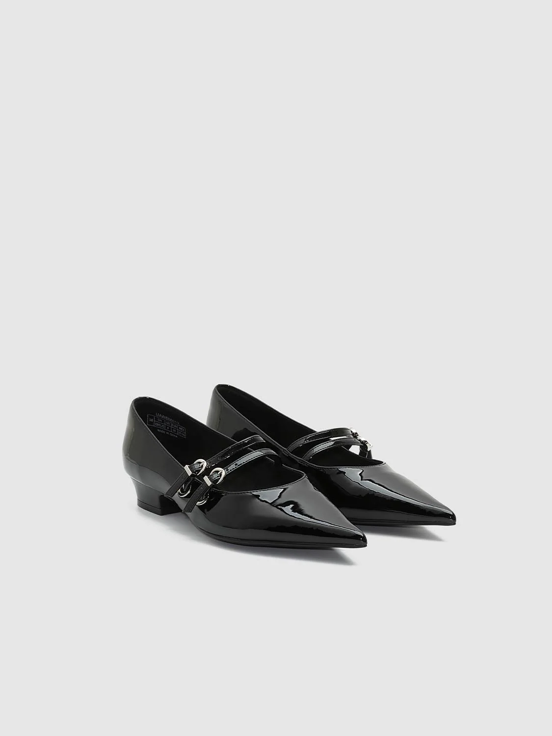 Double Strap Pointed Heeled Mary Janes - Image 7