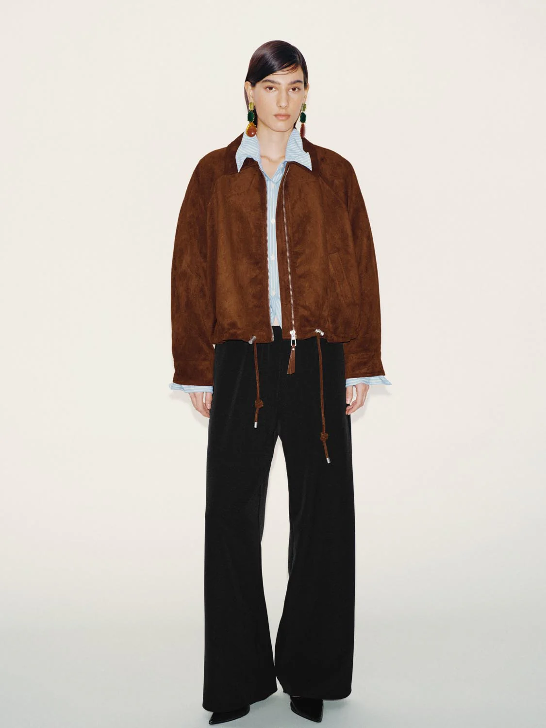 Drawstring Bomber Jackets - Image 4