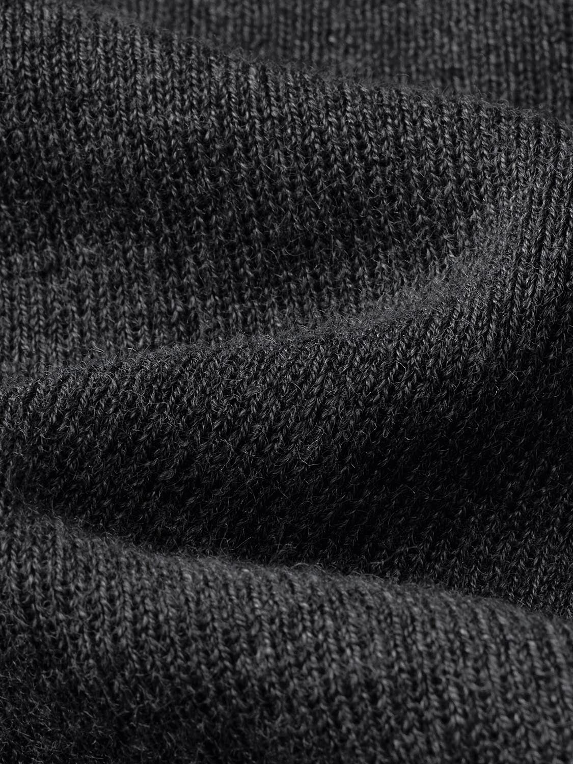 Drawstring Hooded Zip Up Long Sleeve Knitted T-Shirts - Image 3
