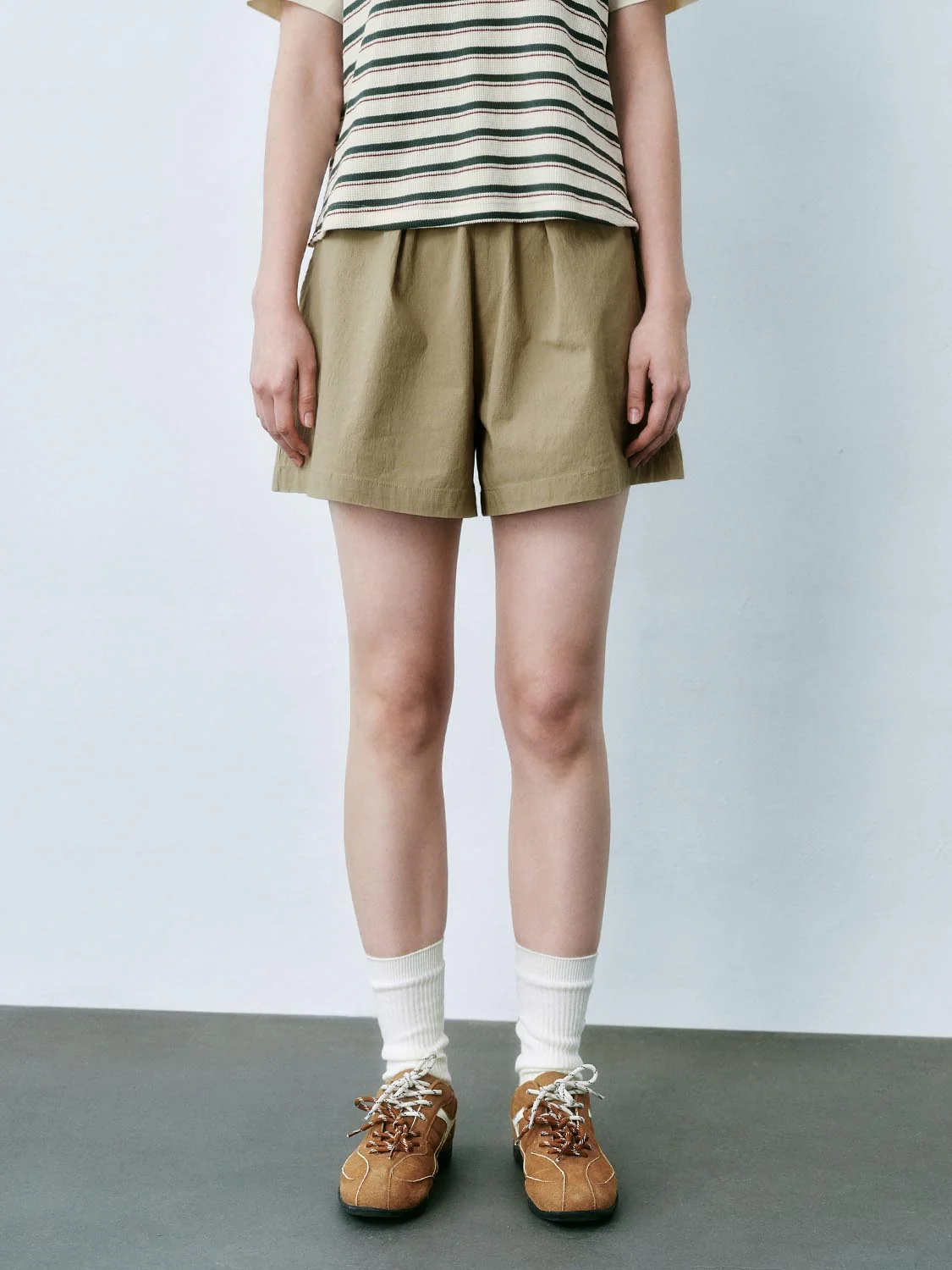 Drawstring Pull On Shorts