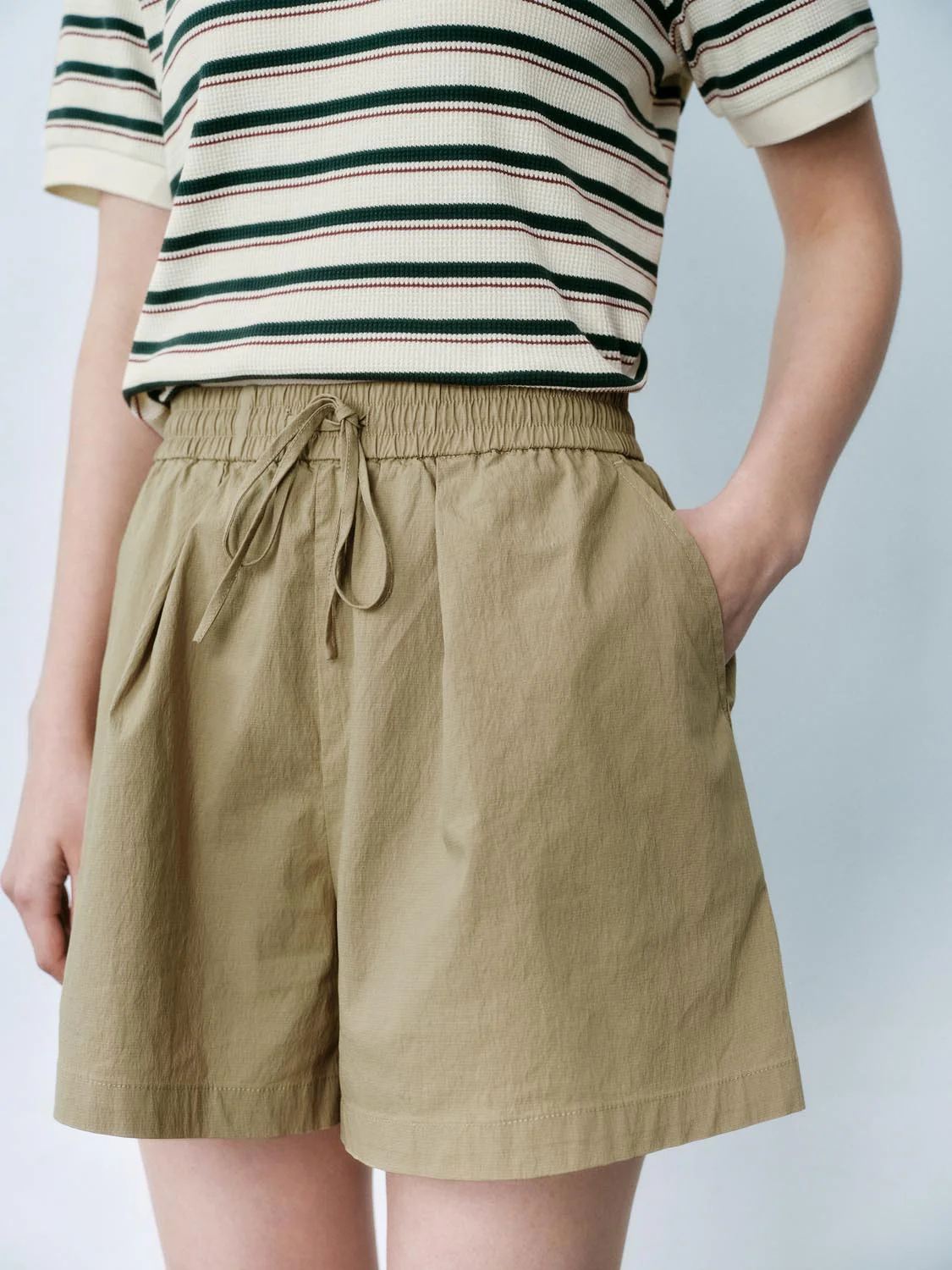 Drawstring Pull On Shorts - Image 6