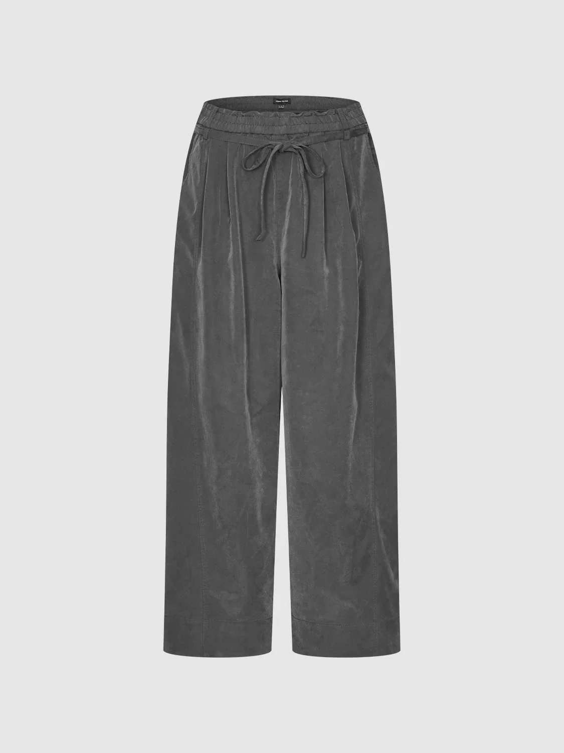 Drawstring Pull On Wide Leg Pants - Image 2