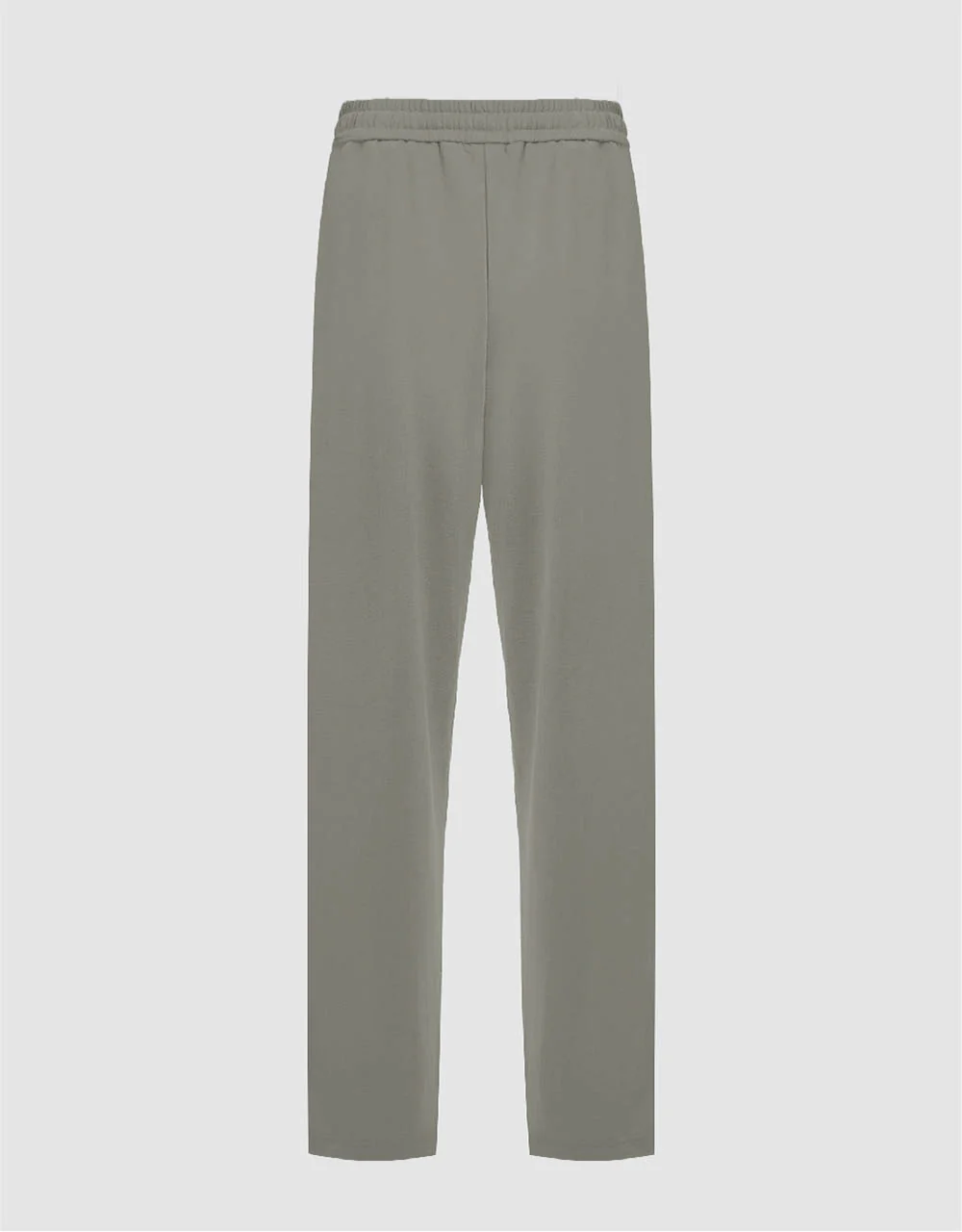 Drawstring Waist Knitted Straight Pants - Image 11