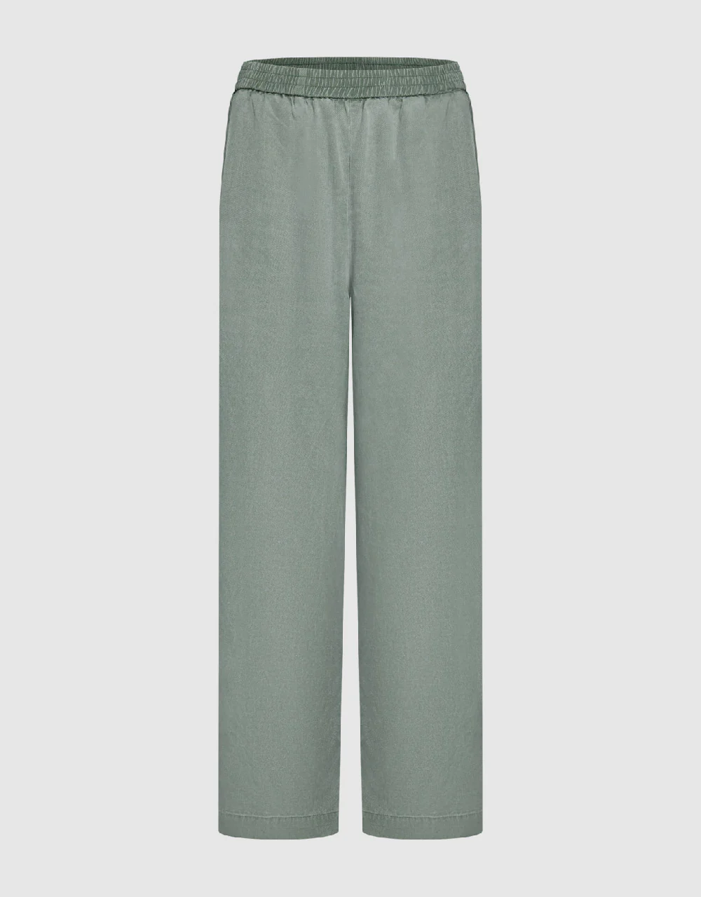 Elastic Waist Wide-Leg Pants - Image 26