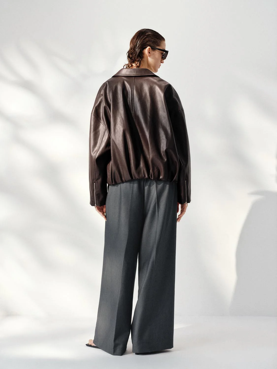 Faux Leather Bomber Jackets - Image 6