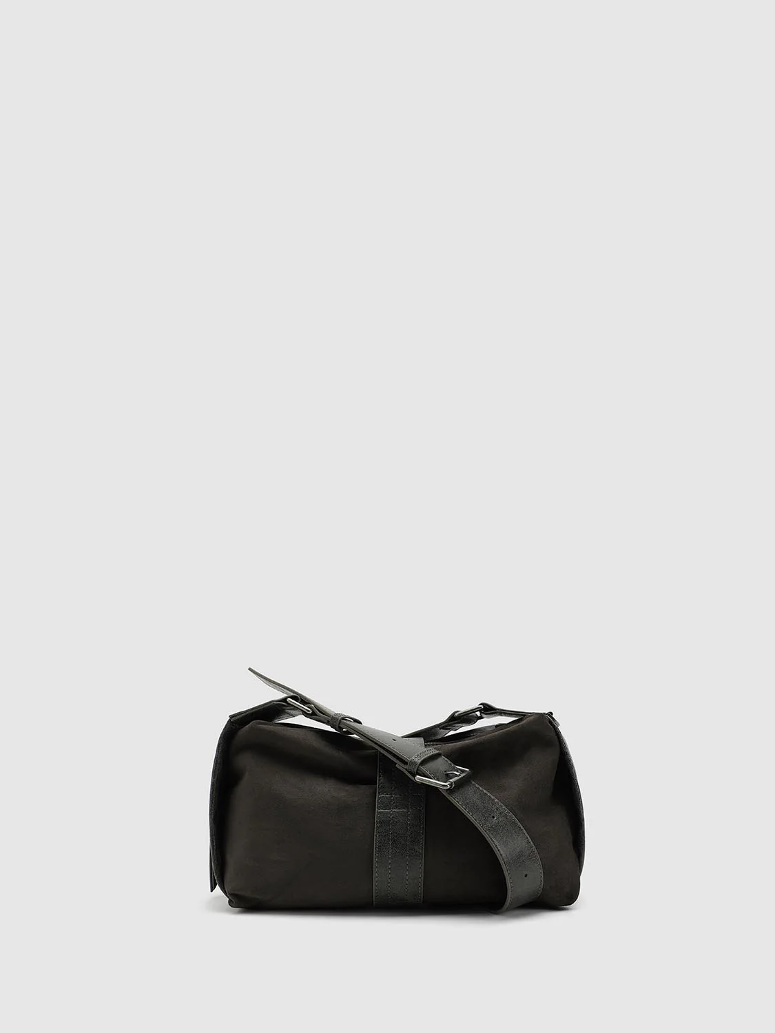 Faux Leather Buckle Detail Shoulder Bags - Image 3