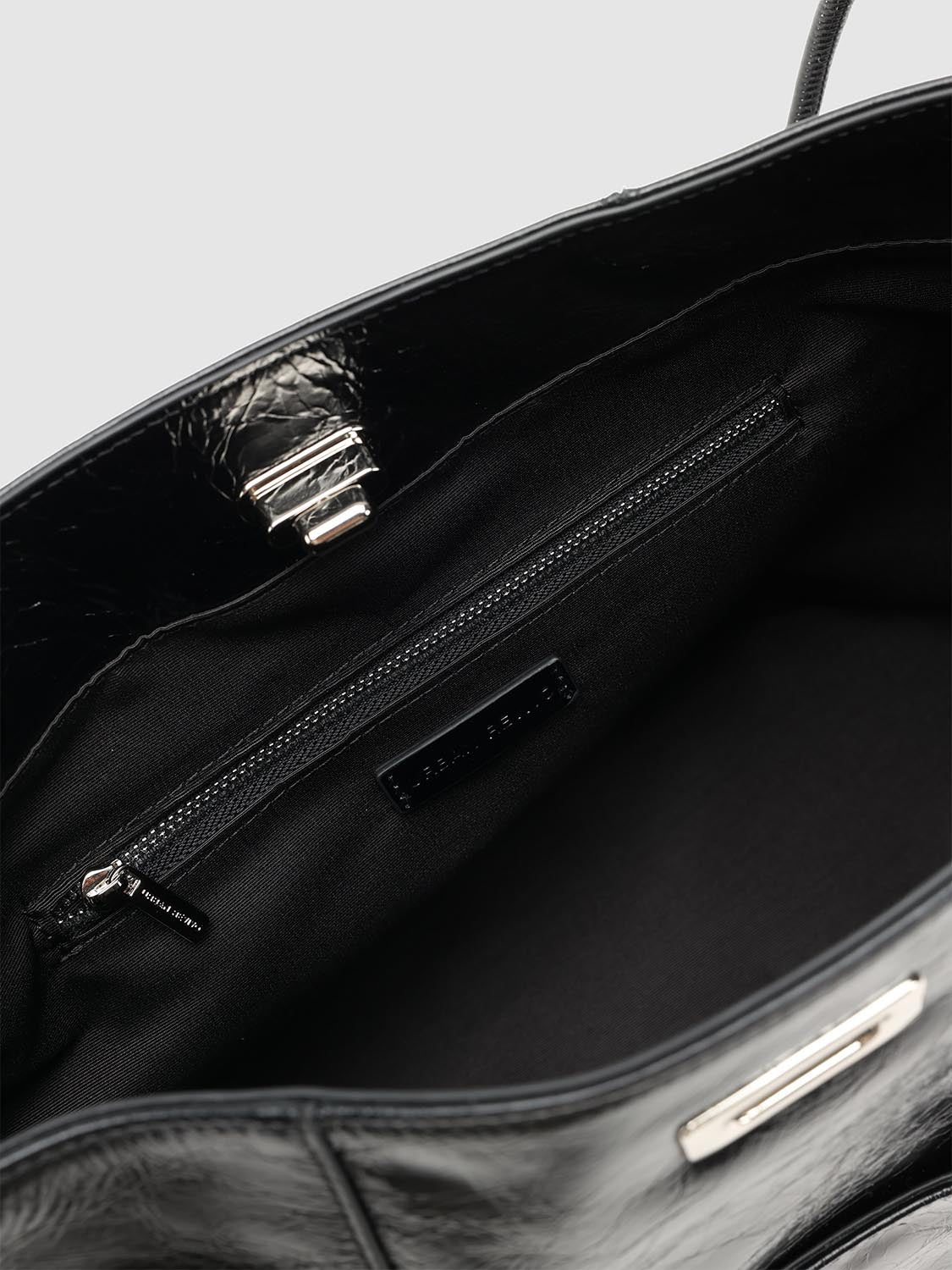 Faux Leather Crinkle Shoulder Bags - Image 4