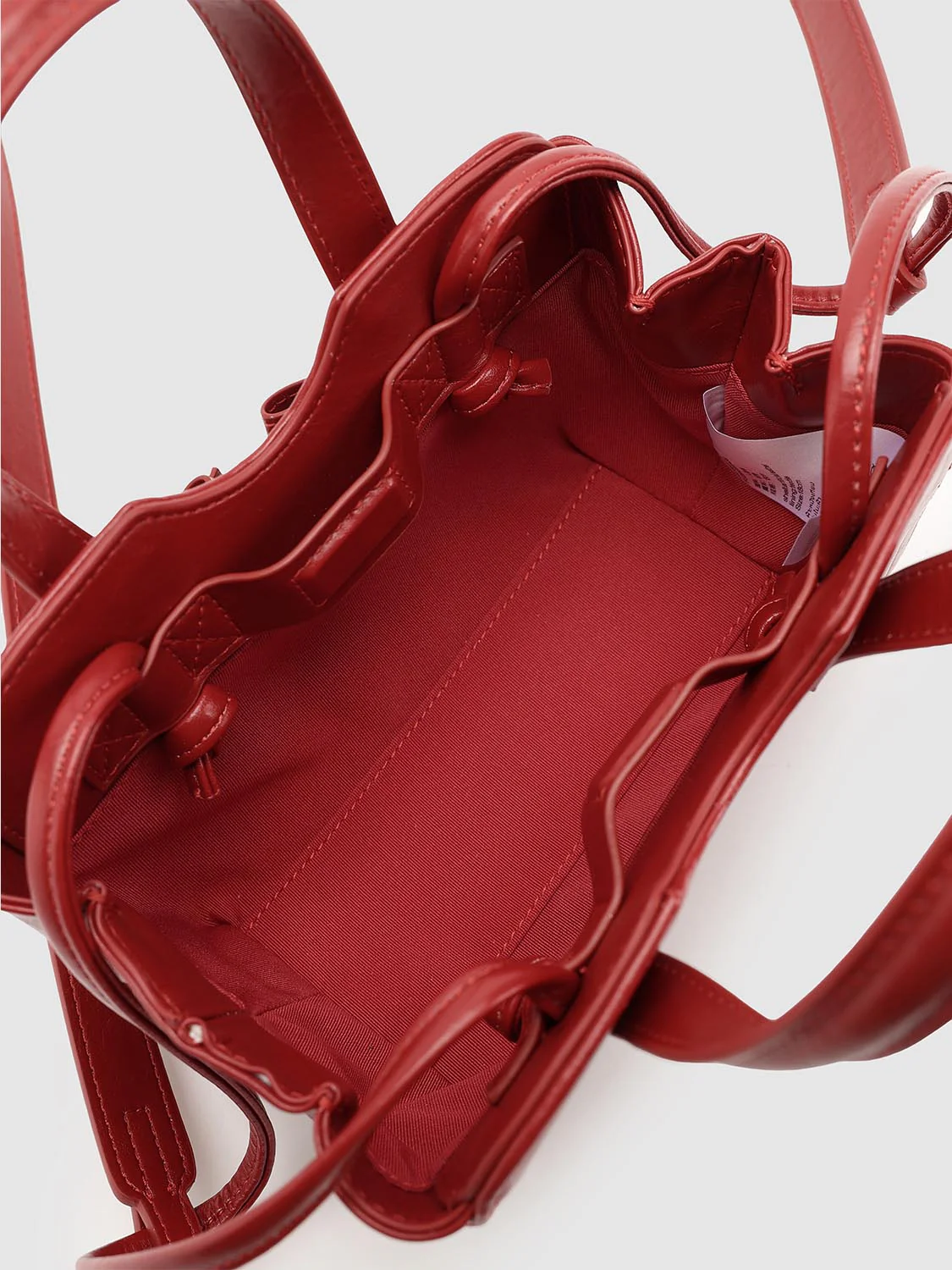 Faux Leather Handle Shoulder Bags - Image 4