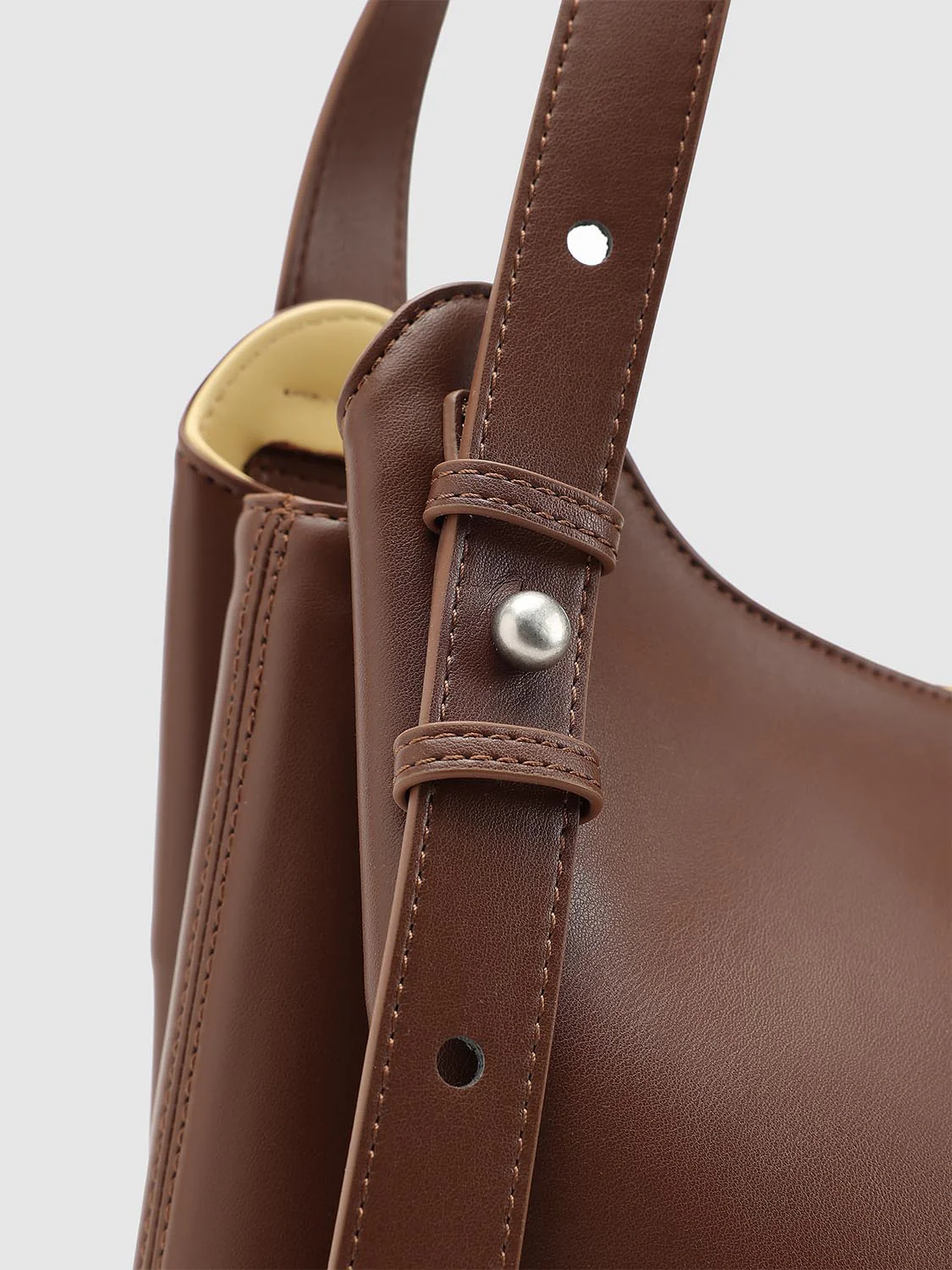 Faux Leather Oversized Shoulder Bags - Image 6