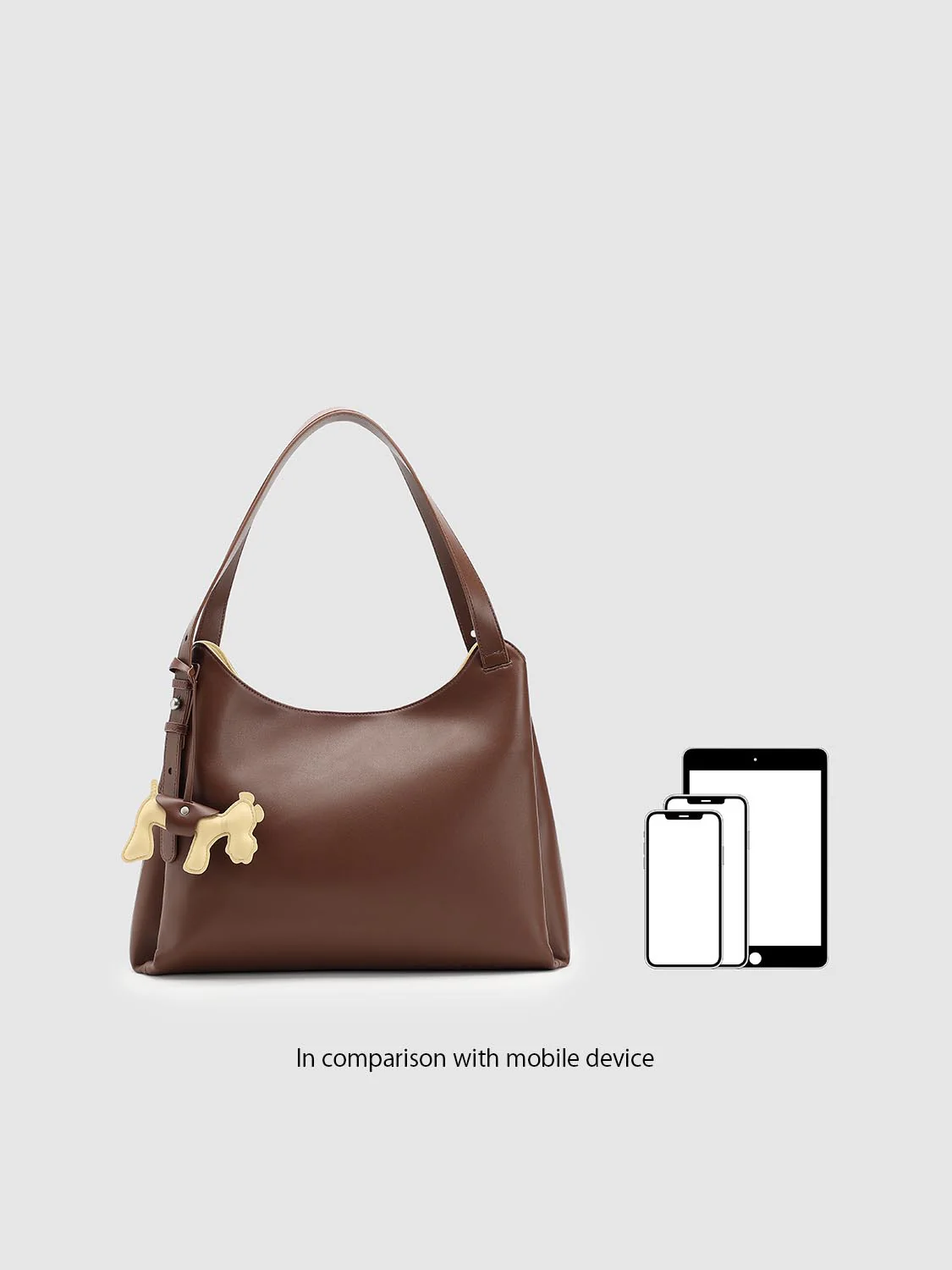 Faux Leather Oversized Shoulder Bags - Image 7
