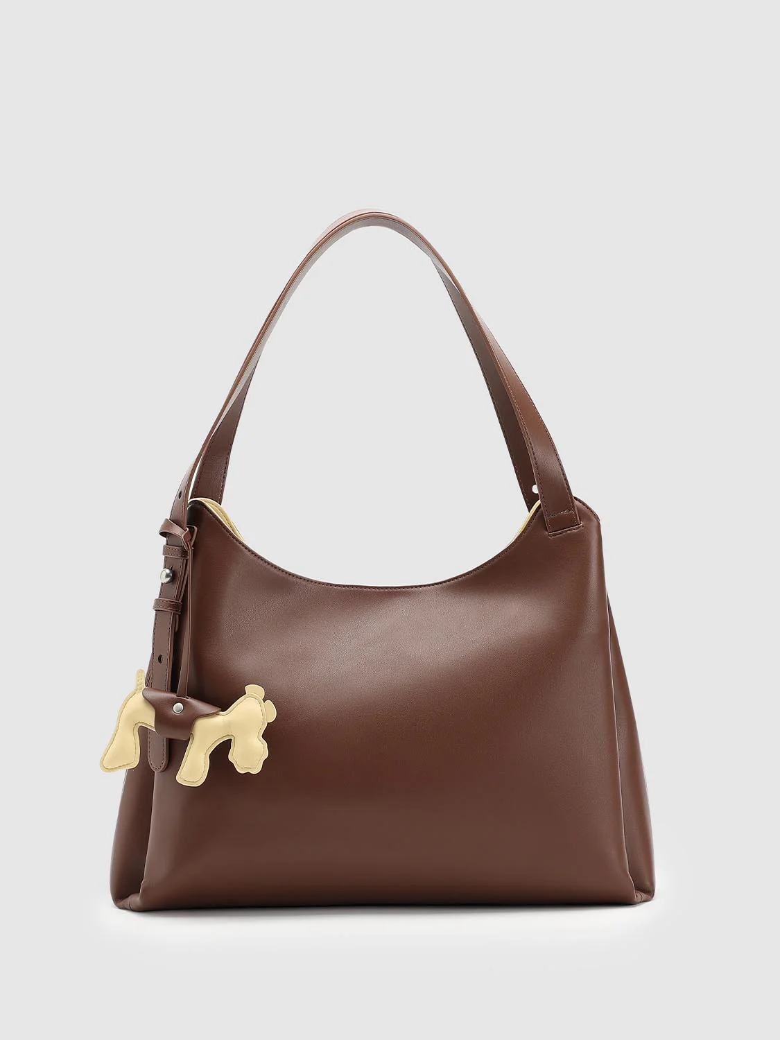 Faux Leather Oversized Shoulder Bags - Image 9