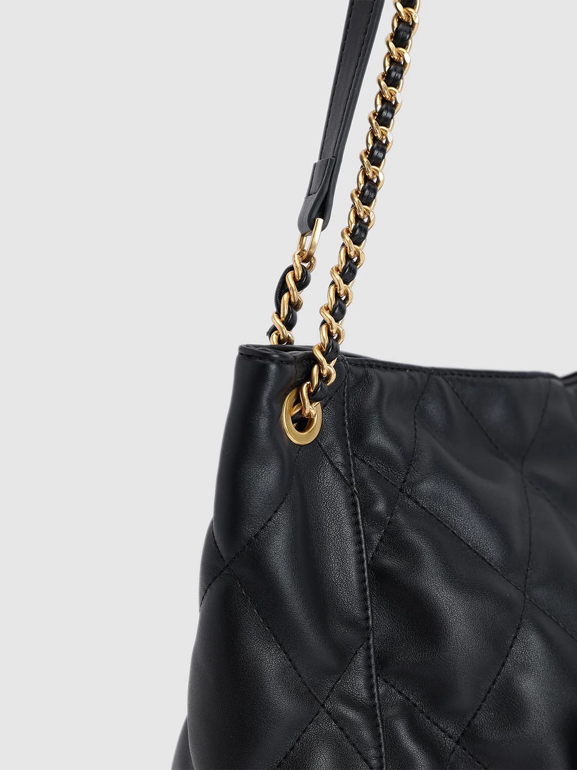 Faux Leather Quilted Shoulder Crossbody Bags - Image 6