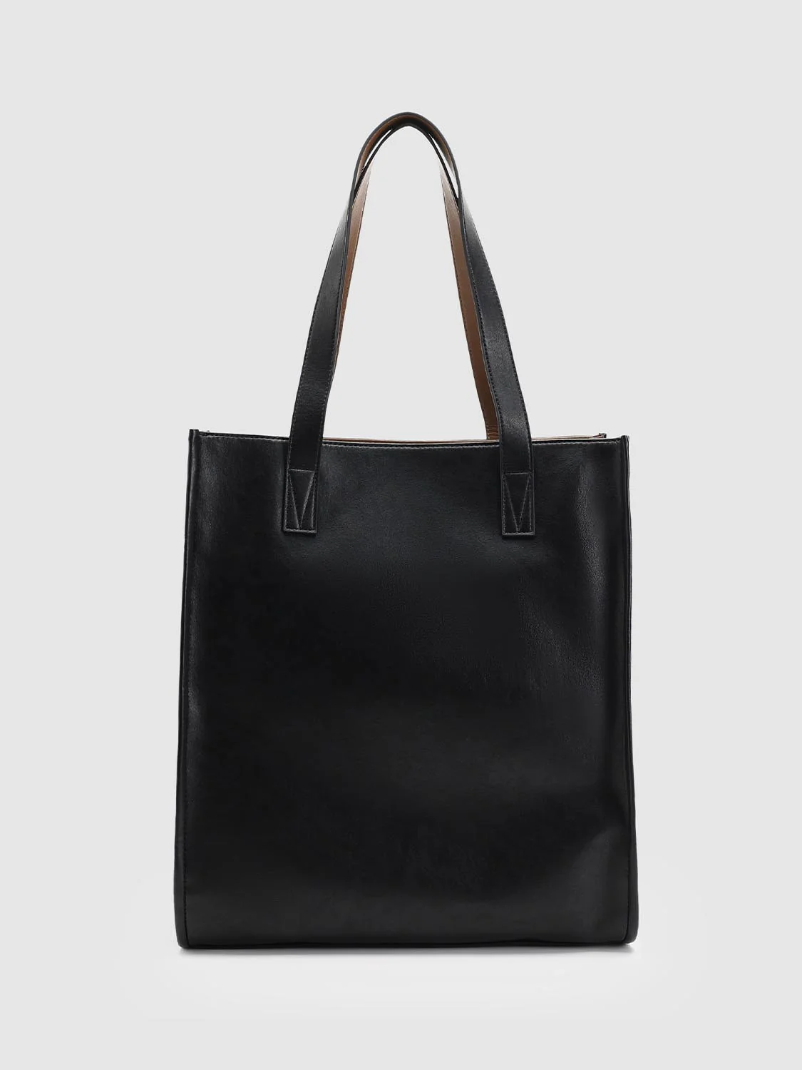 Faux Leather Shoulder Tote Bags - Image 3