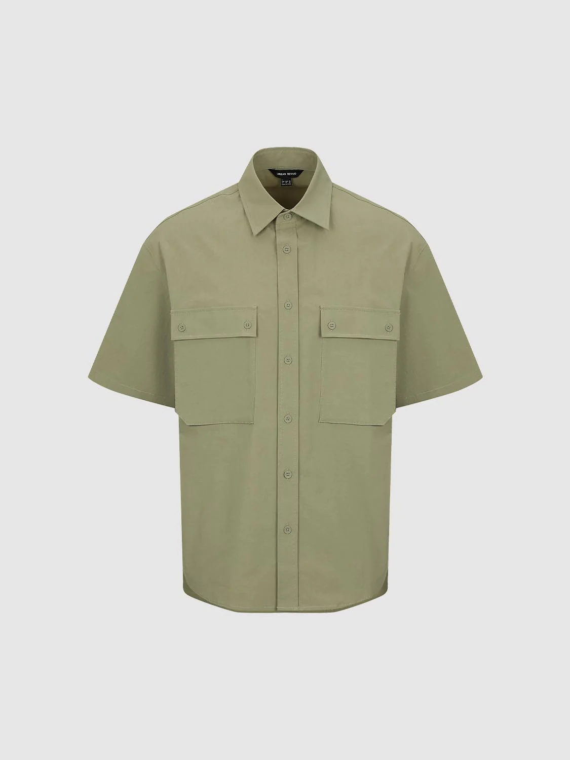 Flap Pocket Short Sleeve Shirts - Image 7