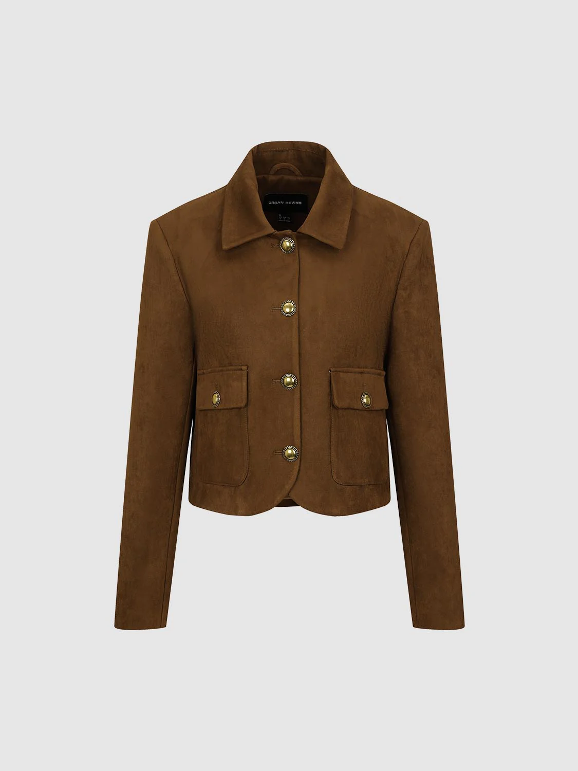 Flap Pockets Button Up Jackets - Image 7