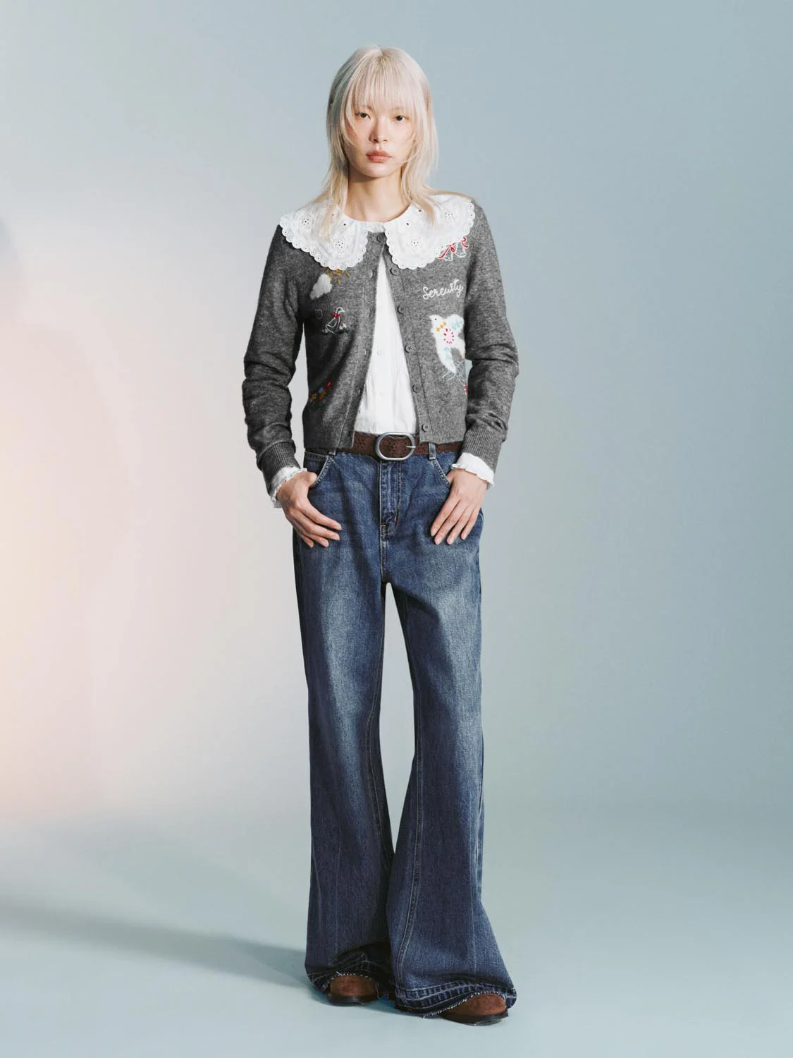 Flare Leg Jeans - Image 5