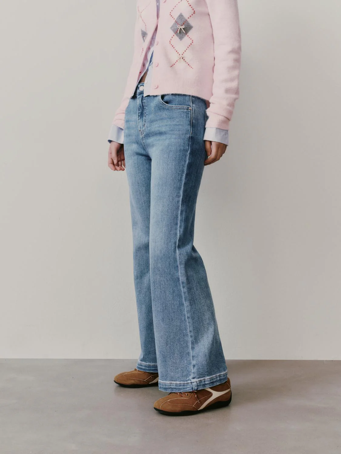Flare Leg Jeans - Image 3