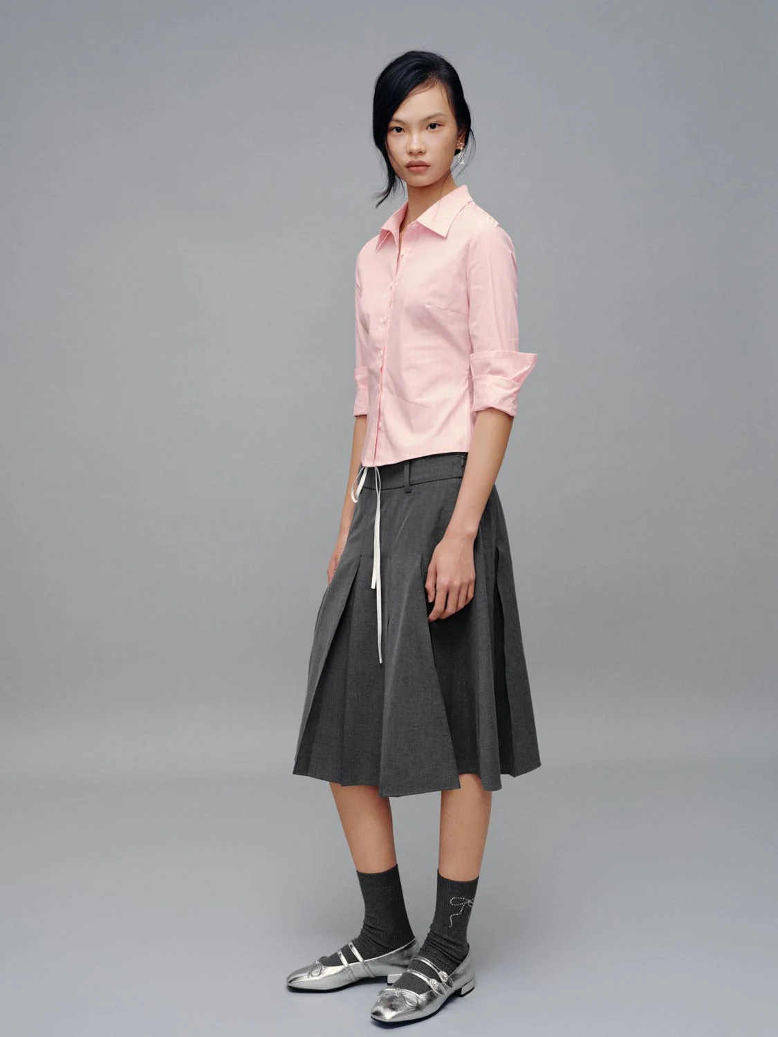 Flare Sleeve Nipped Waist Shirts - Image 4
