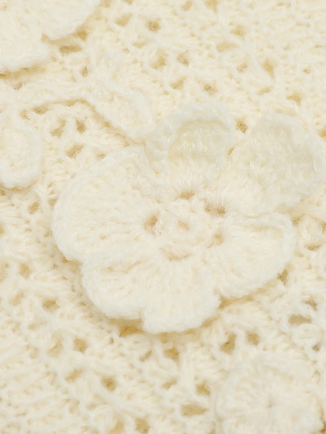 Floral Crochet Open Knitted Cardigans - Image 8
