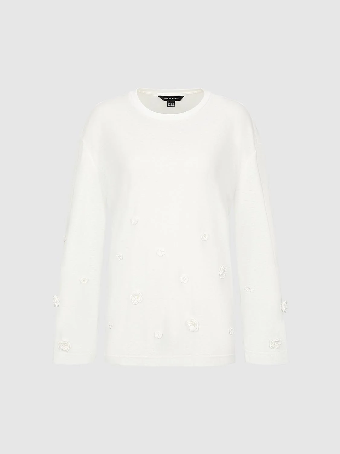 Floral Embellished Long Sleeve T-Shirts - Image 7