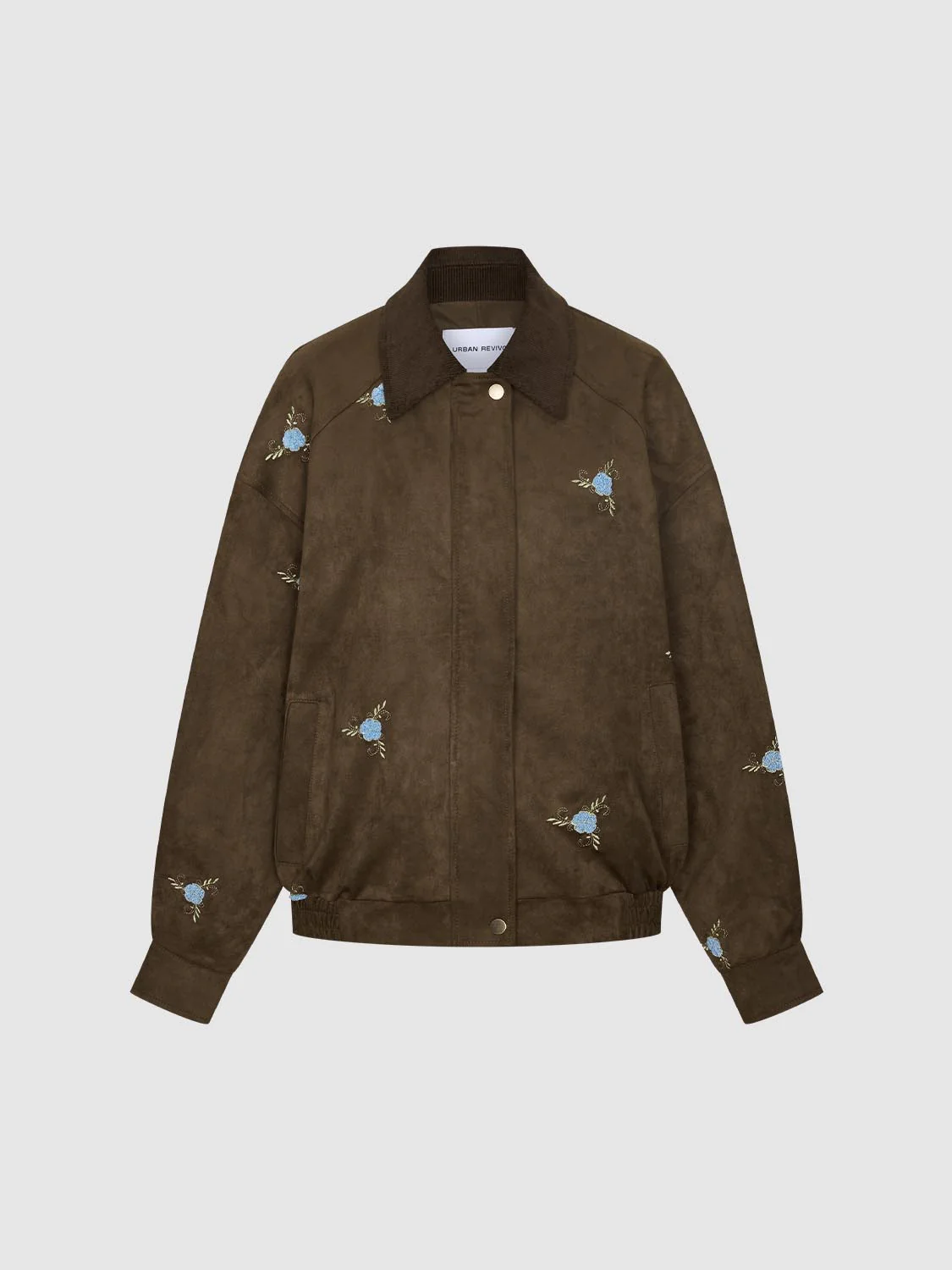 Floral Embroidered Bomber Jackets - Image 4