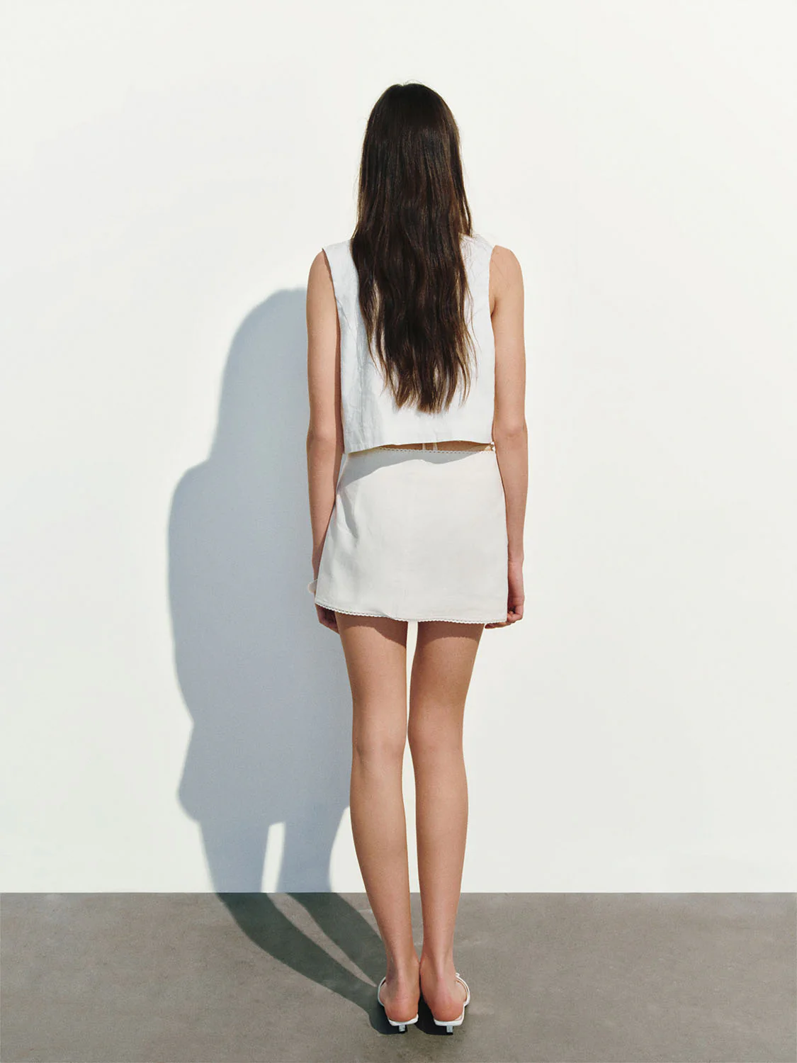 Floral Mini A-Line Skirts - Image 6