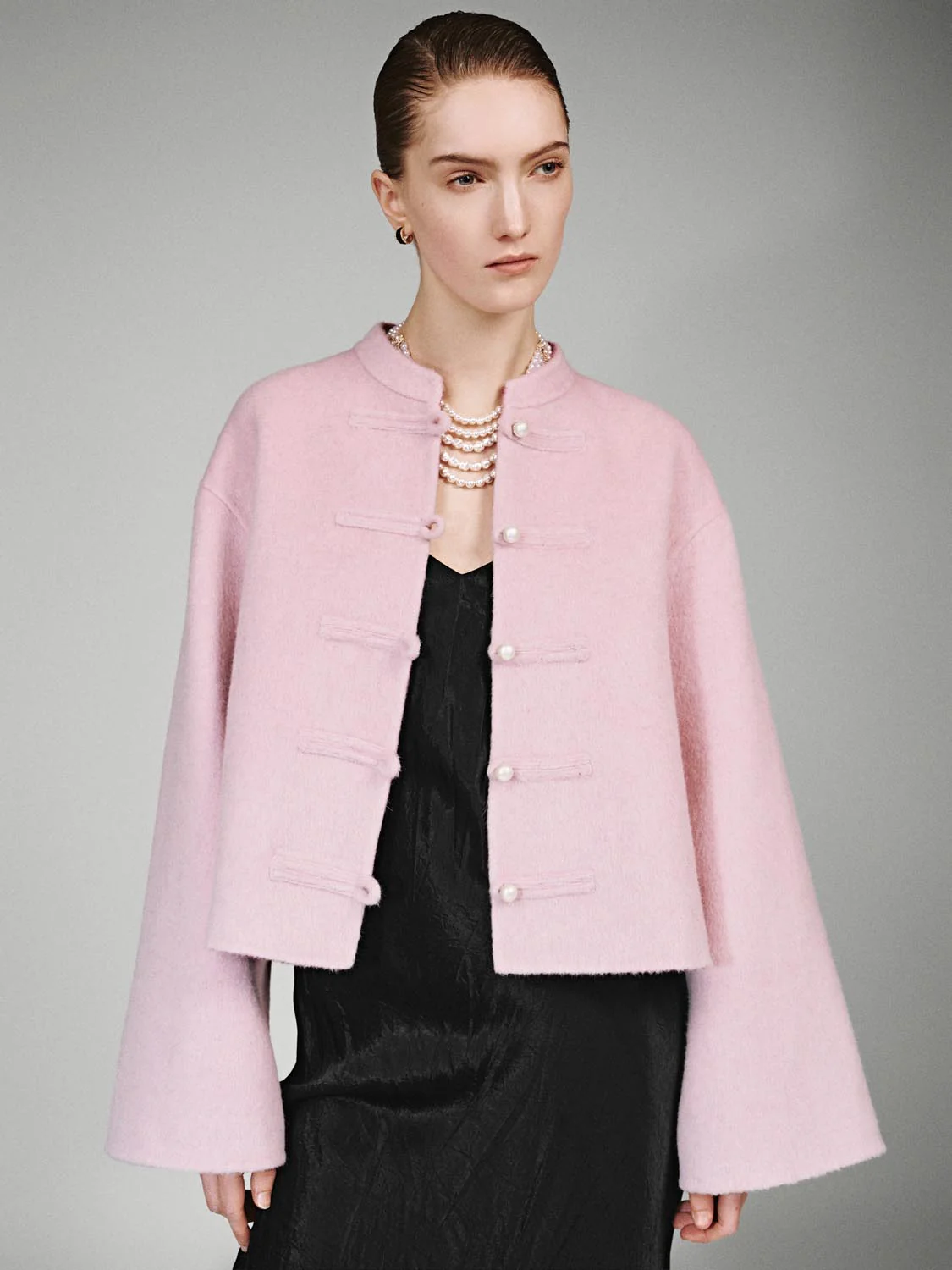 Frog Button Wool Blend Jackets - Image 2