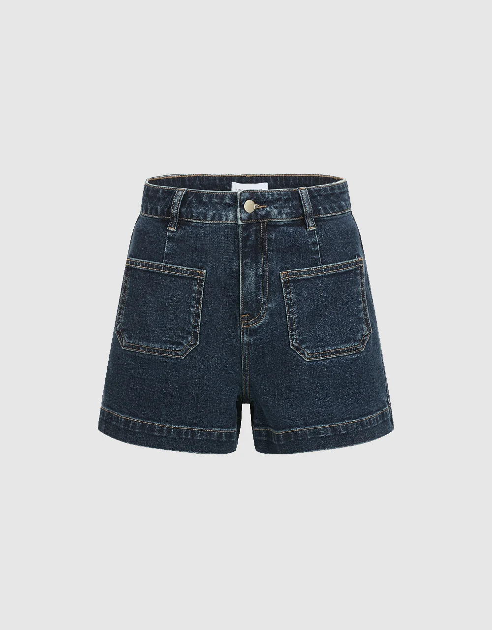 Front Pocket Denim Shorts - Image 9