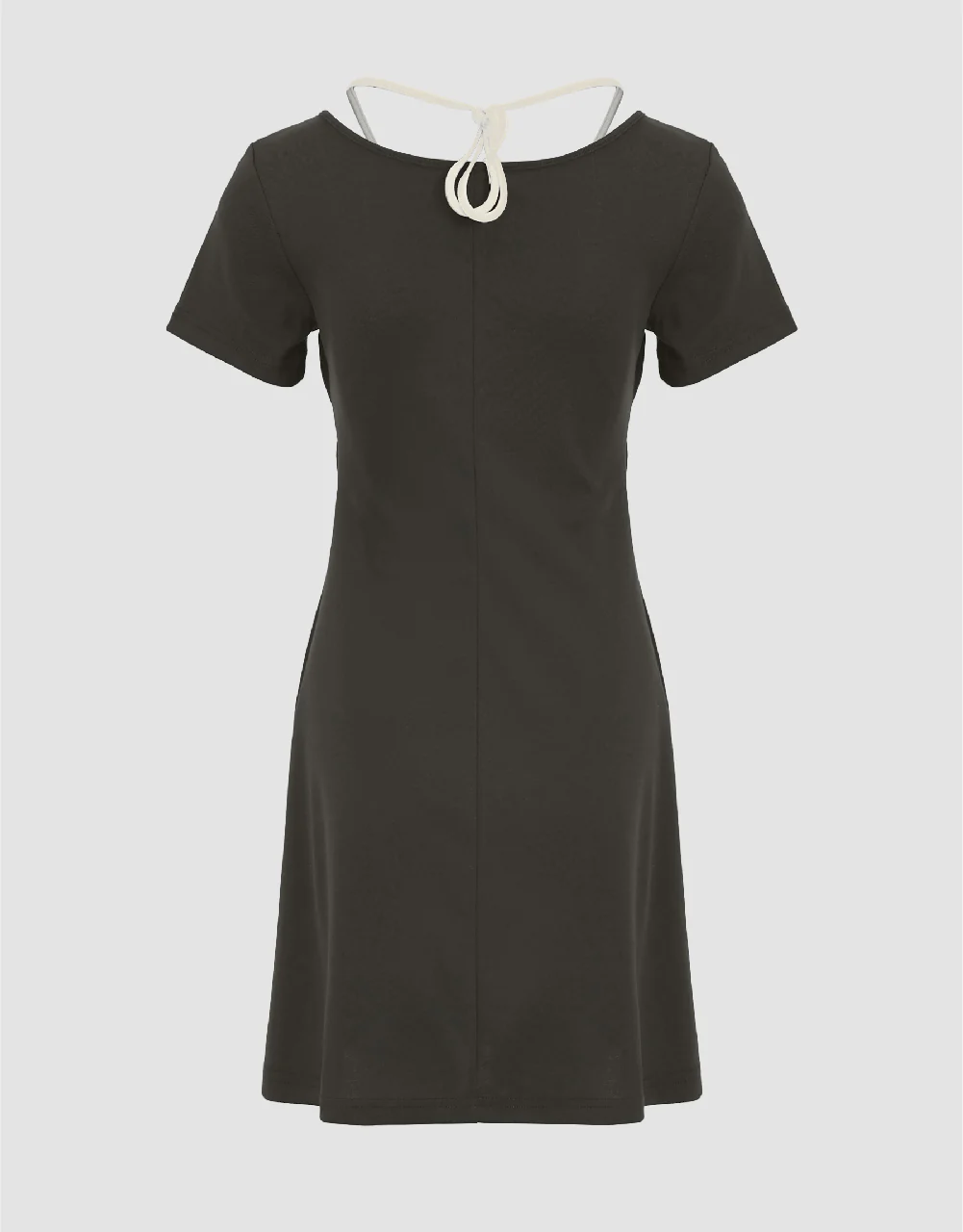 Halter Neck 2 In 1 A-Line Dress - Image 21