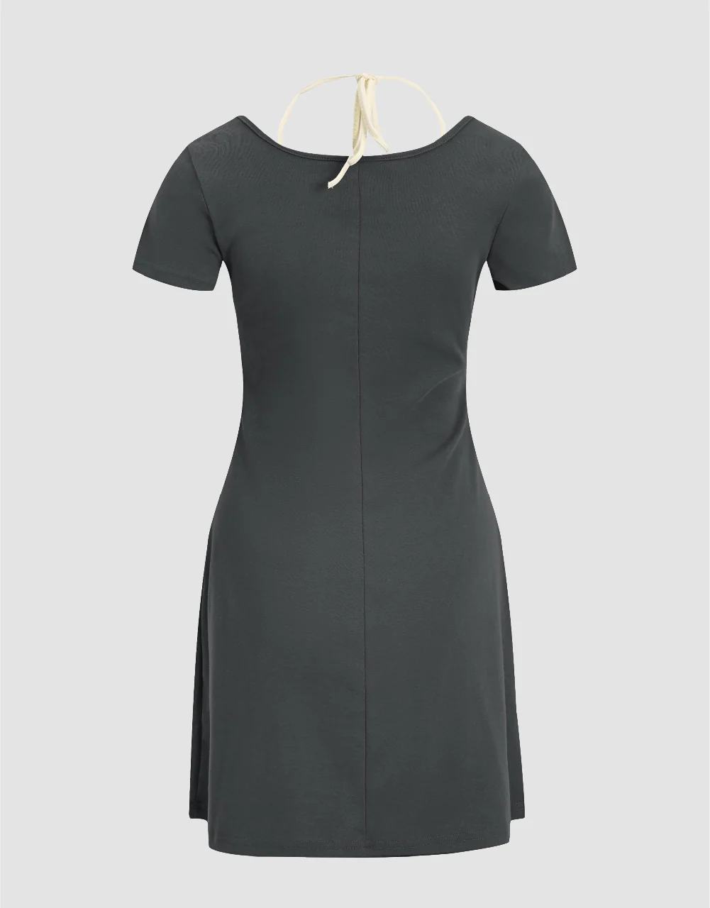 Halter Neck 2 In 1 A-Line Dress - Image 5