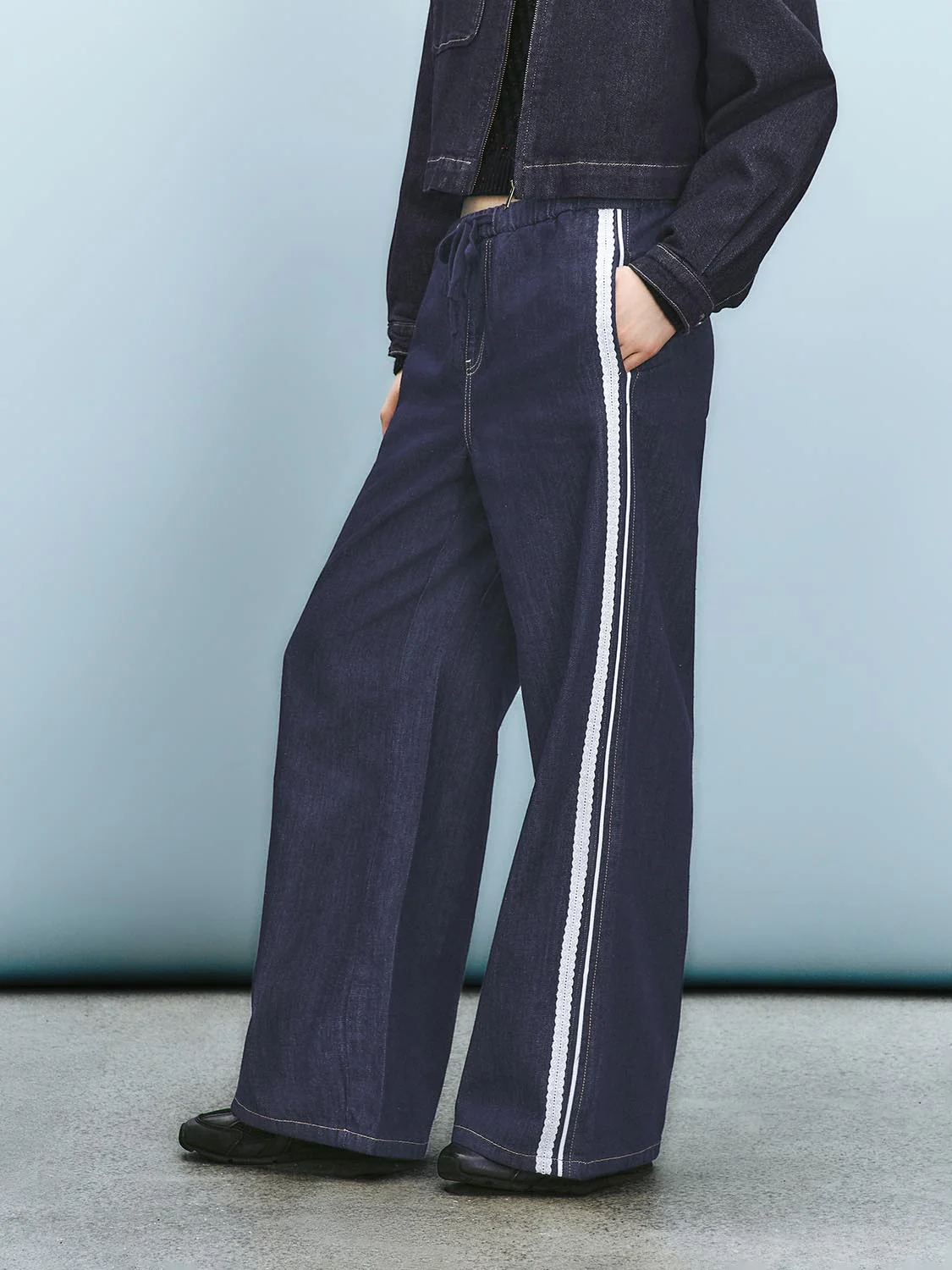 High Rise Denim Jeans - Image 3