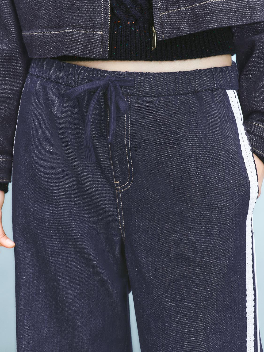 High Rise Denim Jeans - Image 4