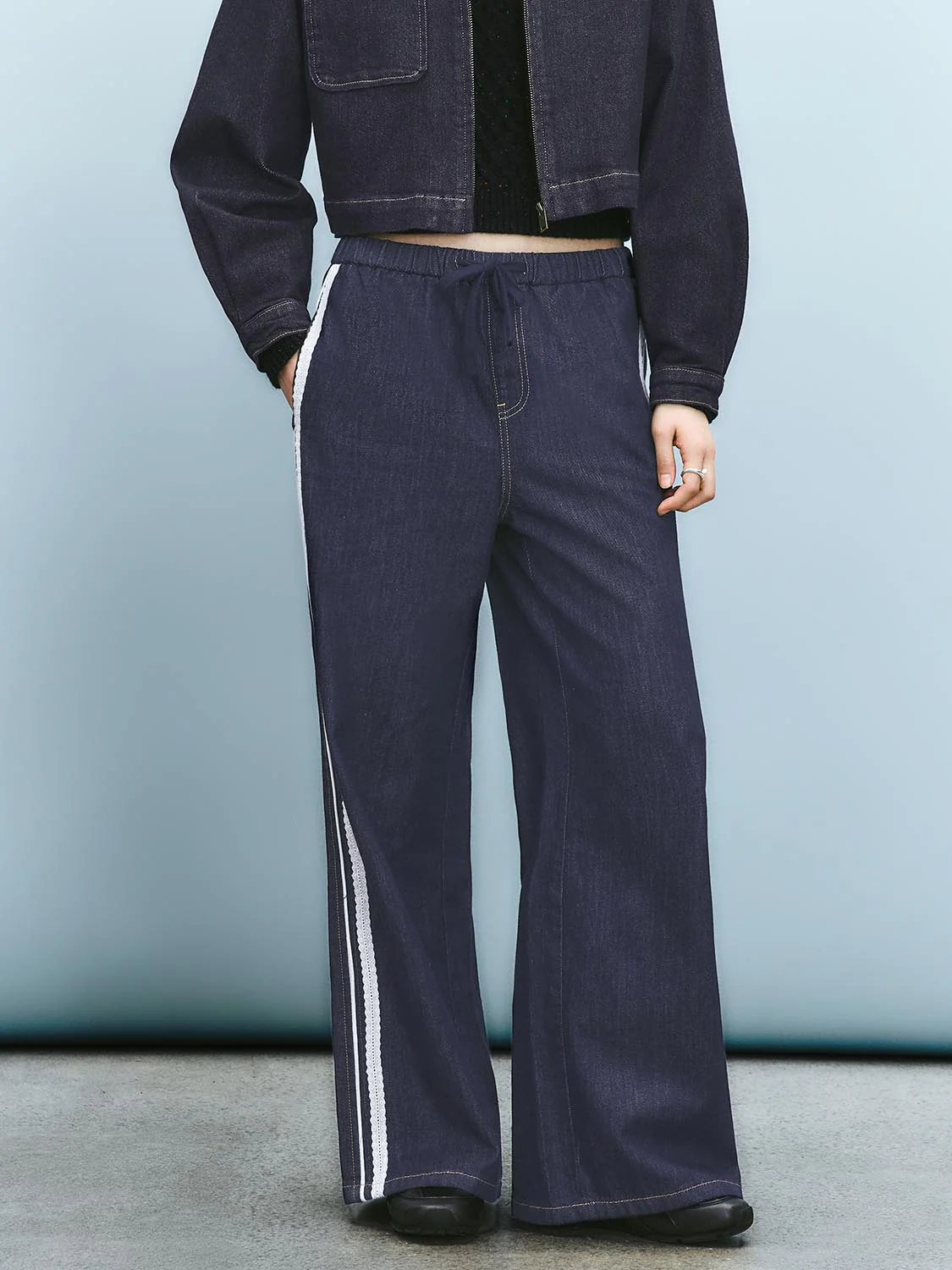 High Rise Denim Jeans - Image 7